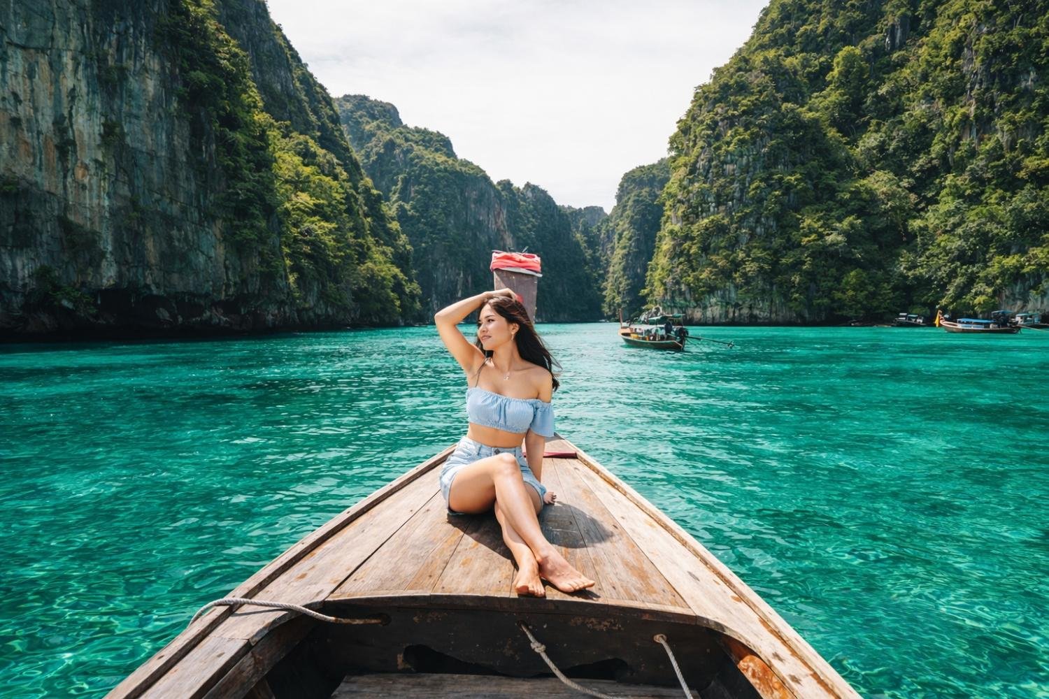 Phi Phi Half-Day Longtail: Maya Bay, Pileh Lagoon & Snorkeling