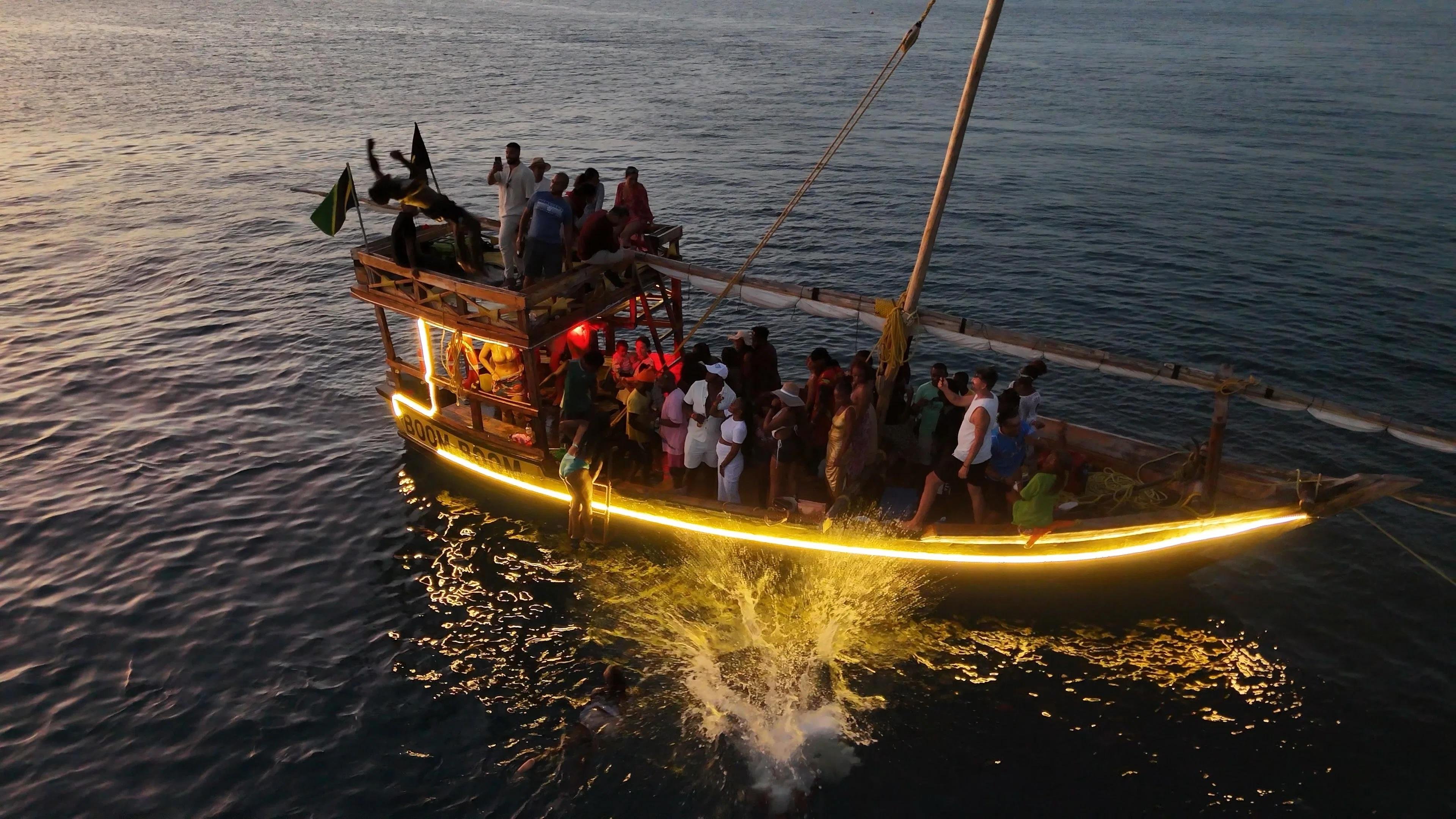 BoomBoom Boat Sunset Party Cruise – Zanzibar