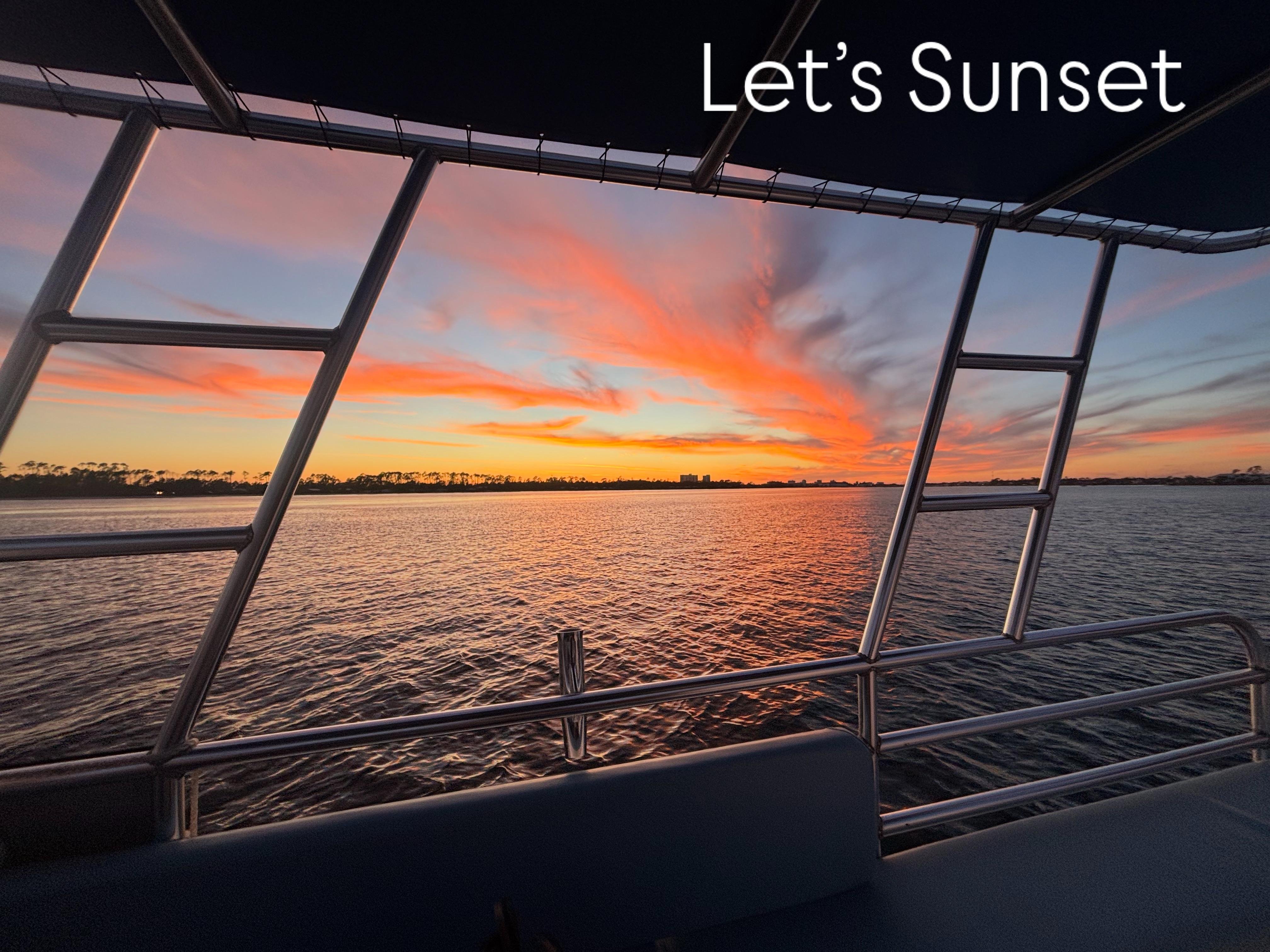 Sunset Dolphin Watching Cruise on St. Andrews Bay