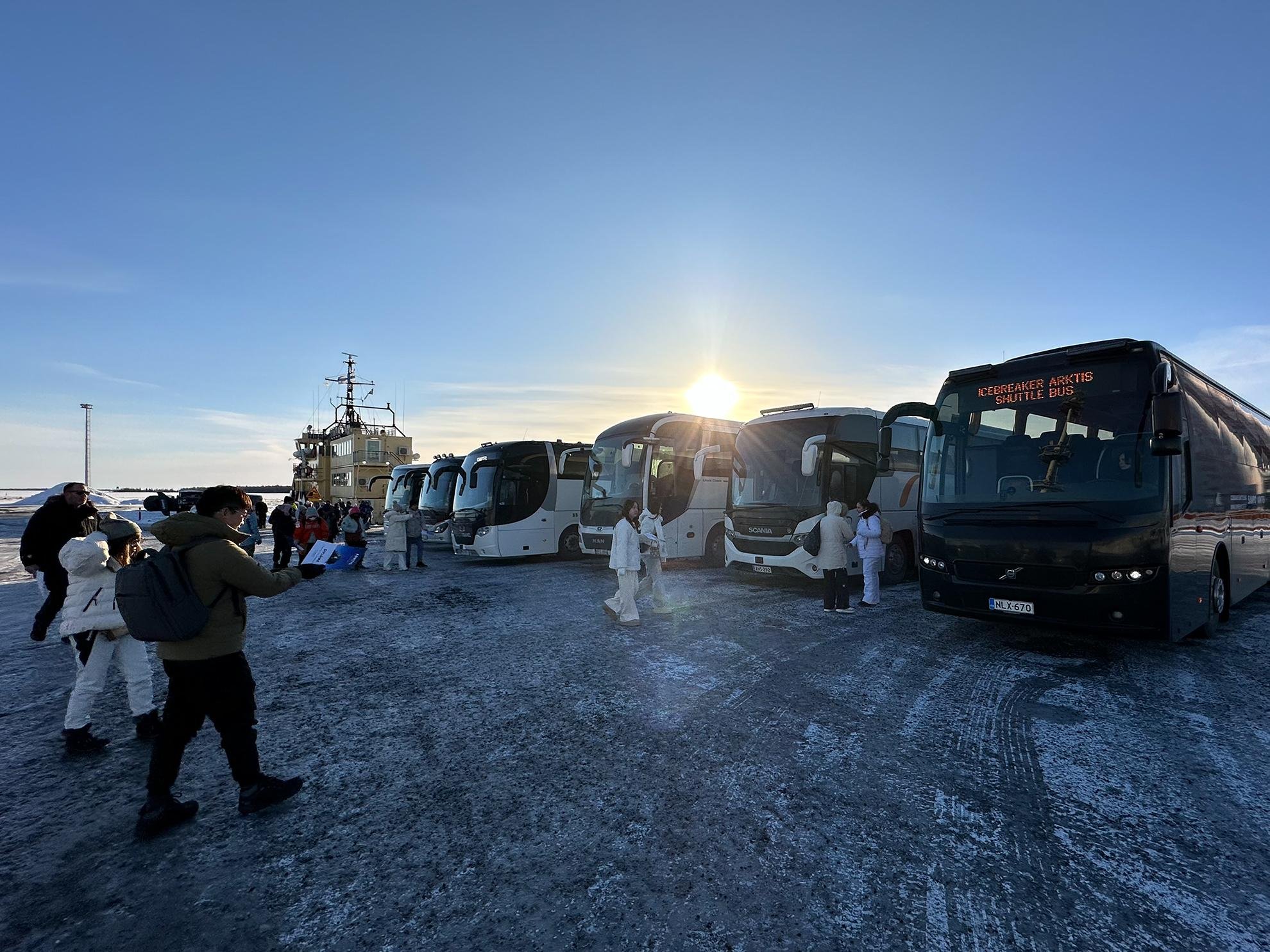 Icebreaker Arktis Cruise with Ice Floating from Rovaniemi