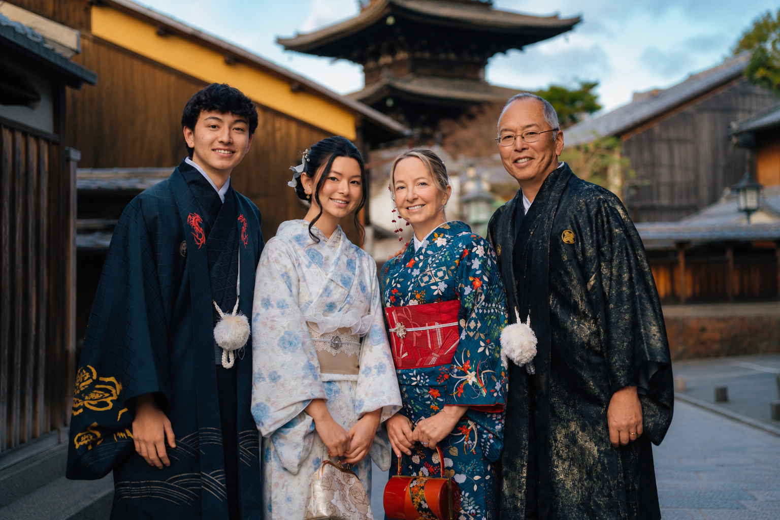 Kyoto Kimono Rental with Hairstyling & Accessories
