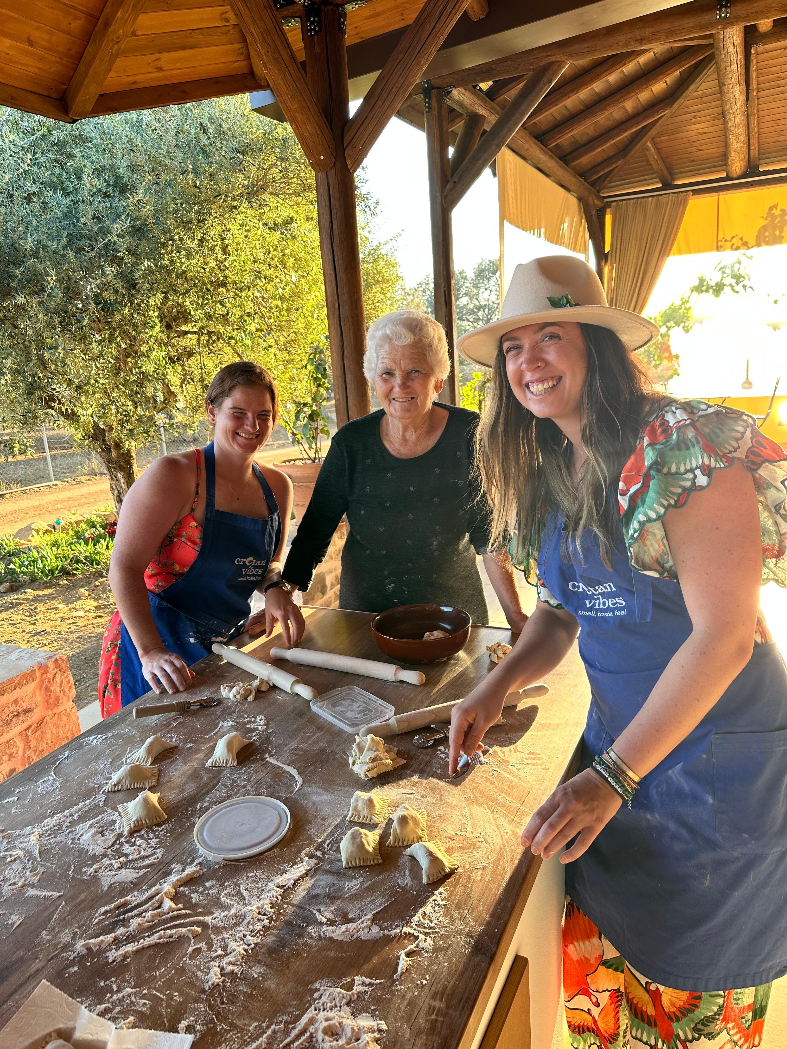 Hands-On Cretan Cooking & Olive Oil Tasting at Family Farm
