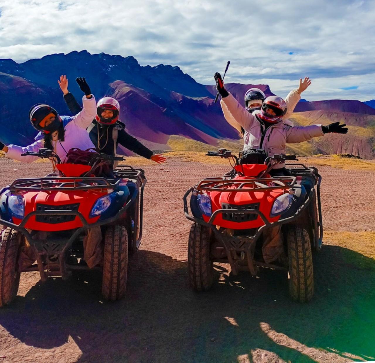 Rainbow Mountain & Red Valley ATV Adventure with Meals