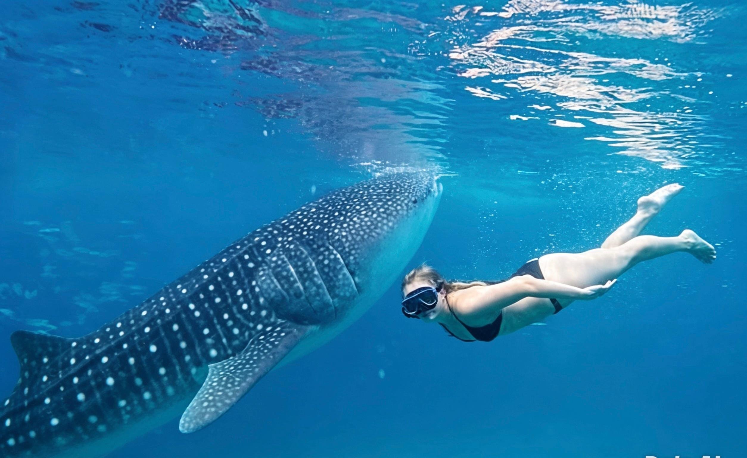 Cebu Whale Sharks, Kawasan Falls & Sardine Run Day Tour