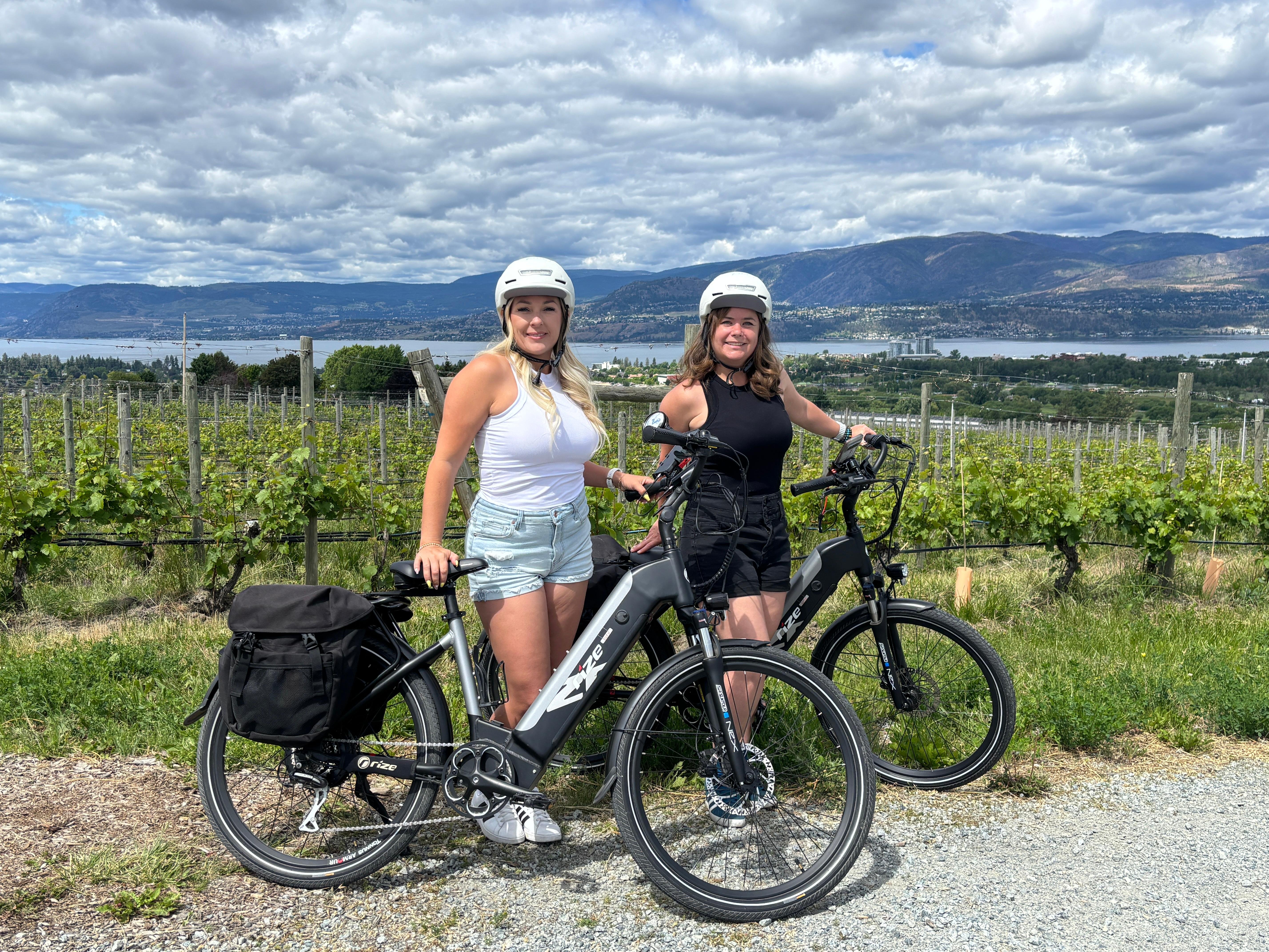 Kelowna E-Bike Wine Tour with Lunch