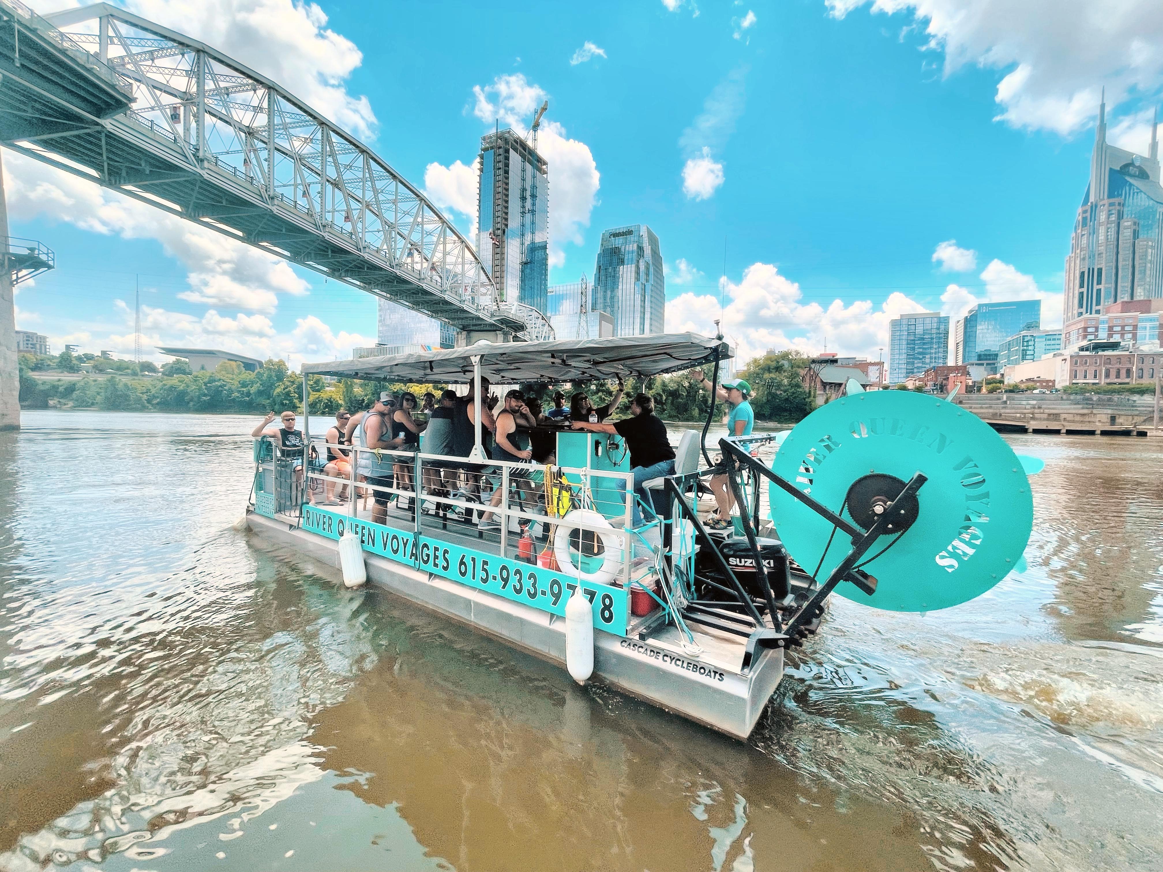 Private Pontoon Boat Adventure on Cumberland River