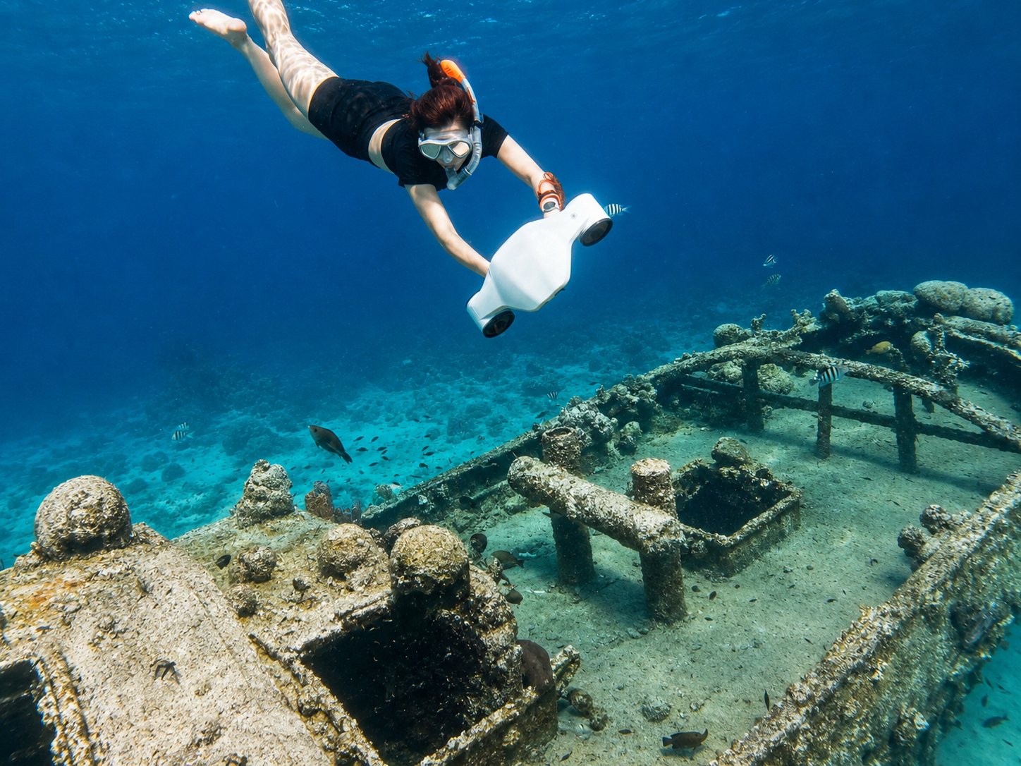 Private Underwater Scooter Snorkeling Experience