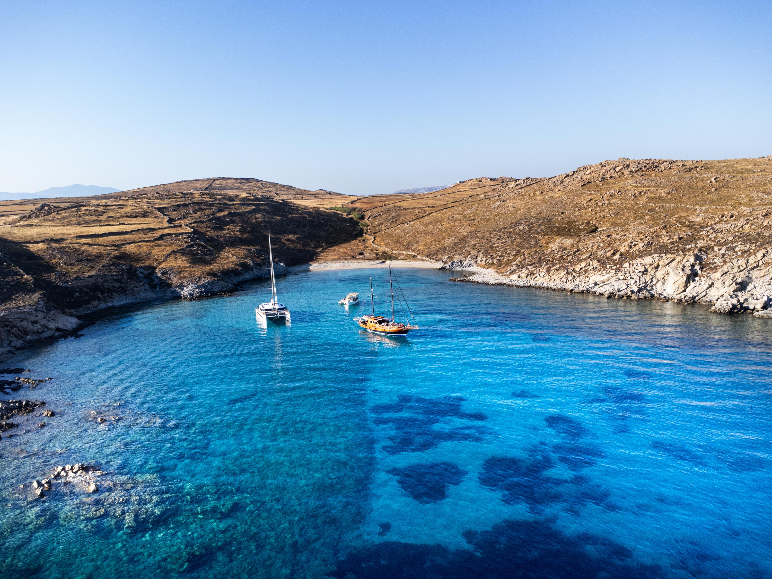 Delos & Rhenia Islands Cruise with BBQ