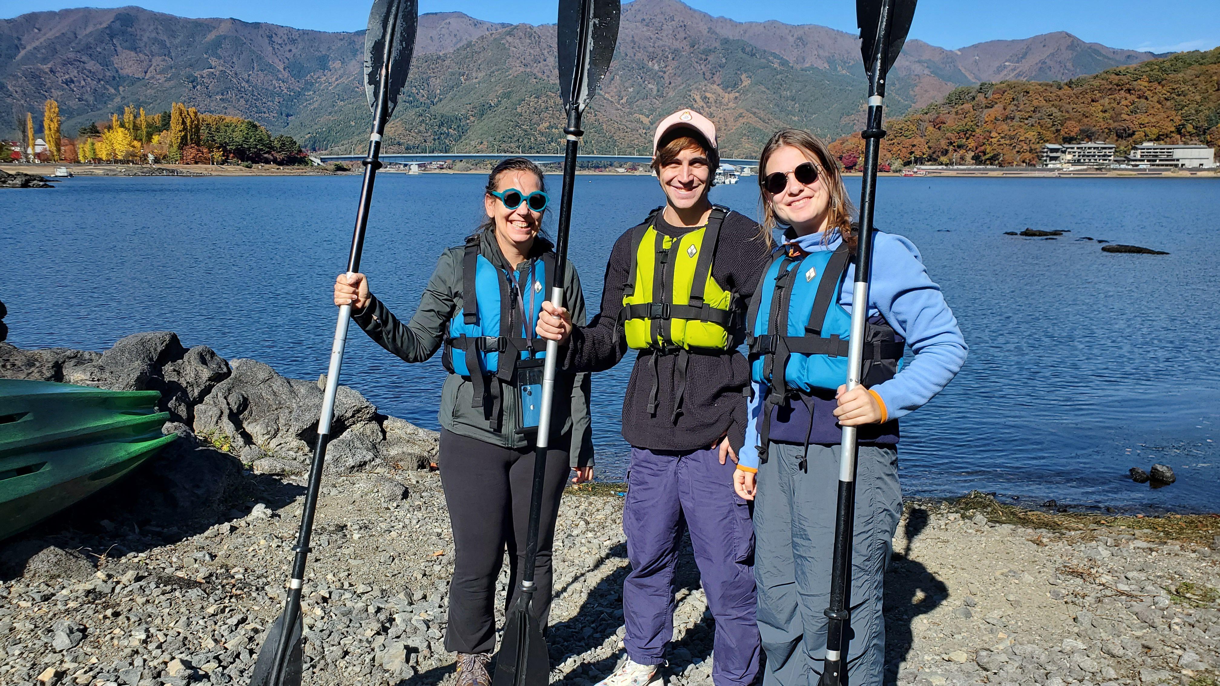 Early Morning Kayaking & Coffee on Lake Kawaguchiko