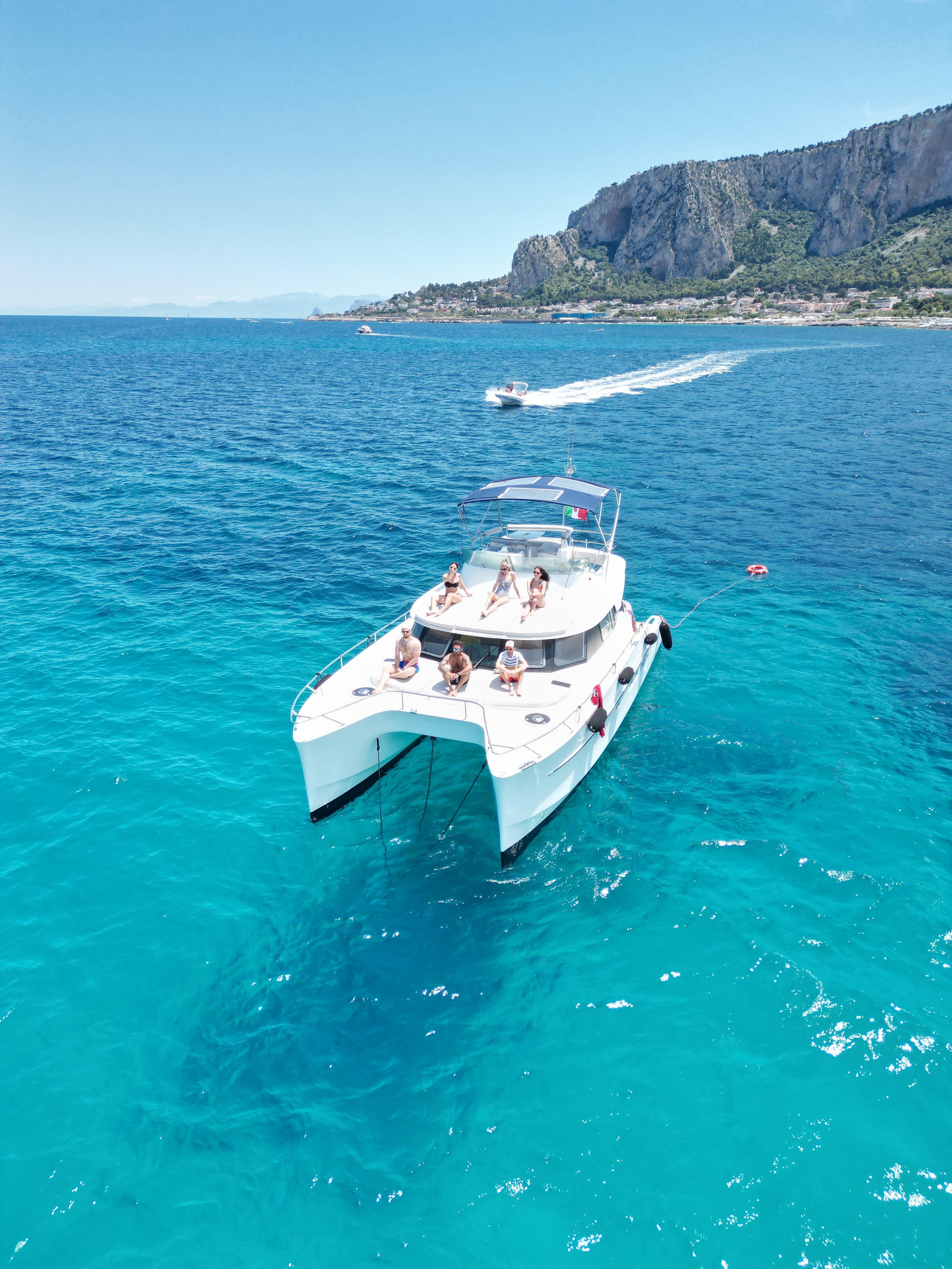 Palermo Catamaran Day Trip with Lunch & Snorkeling