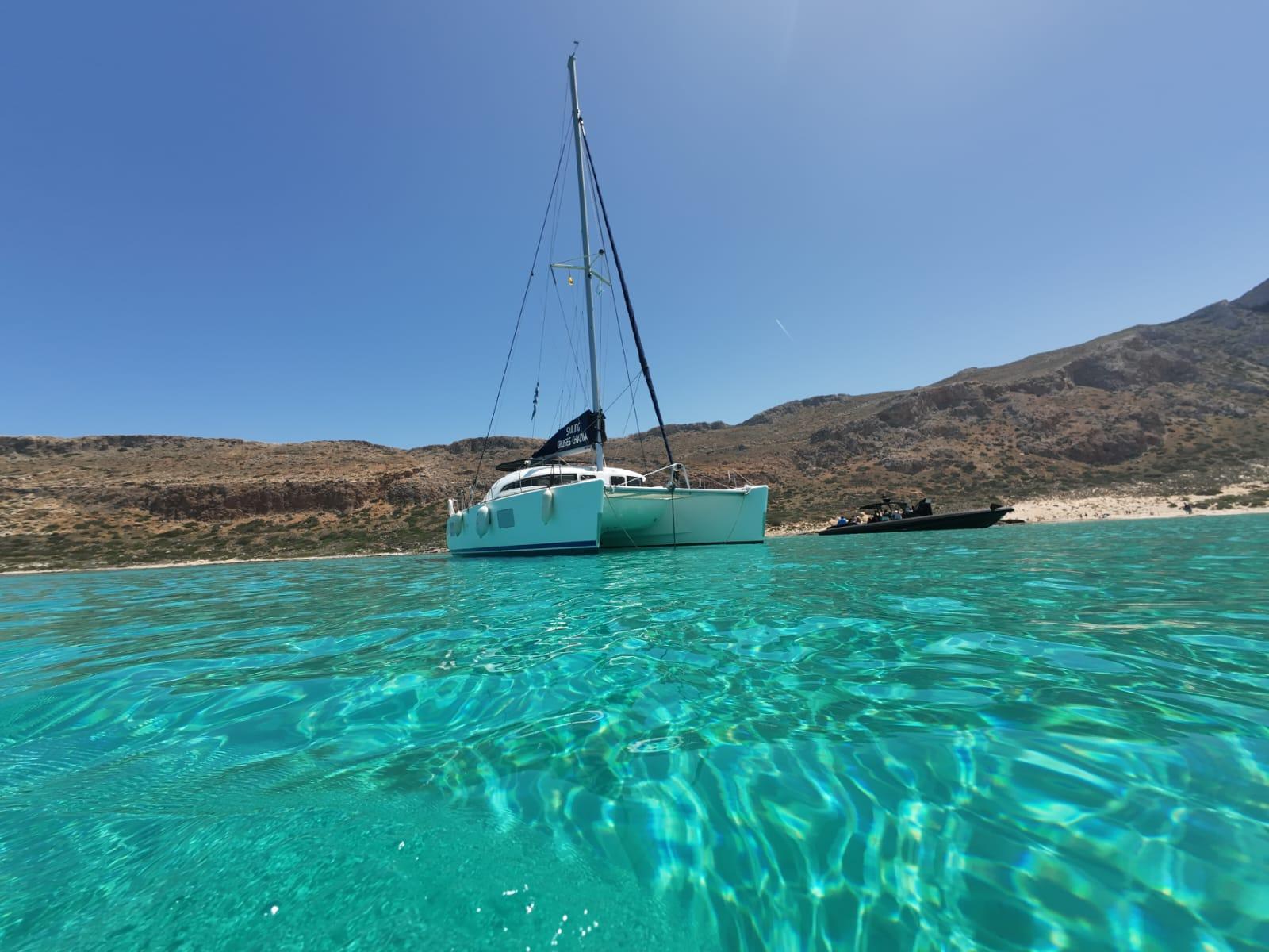 Private Catamaran Sail to Balos & Gramvousa