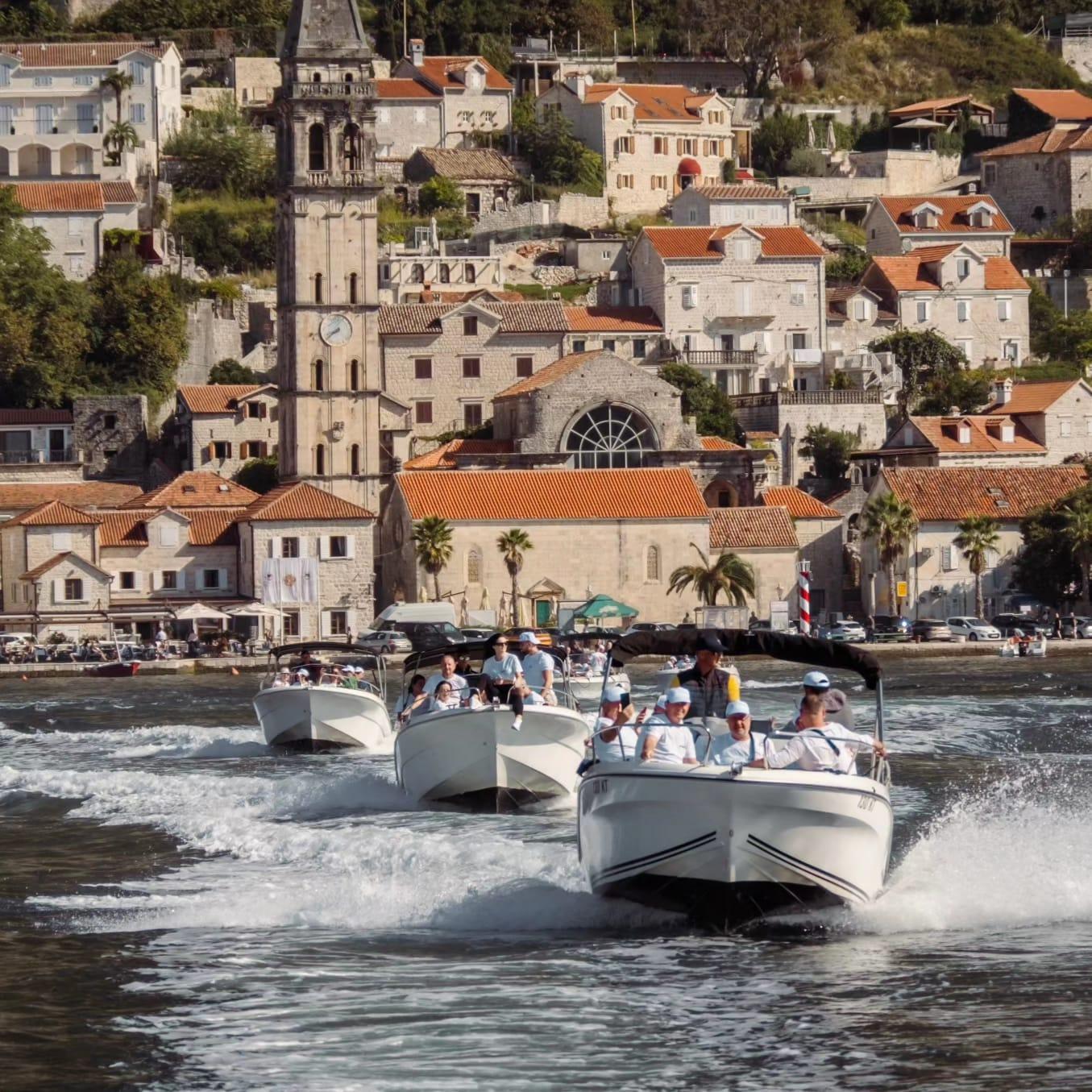 Kotor Speedboat Adventure: Blue Cave, Submarine Base & Lady of the Rocks