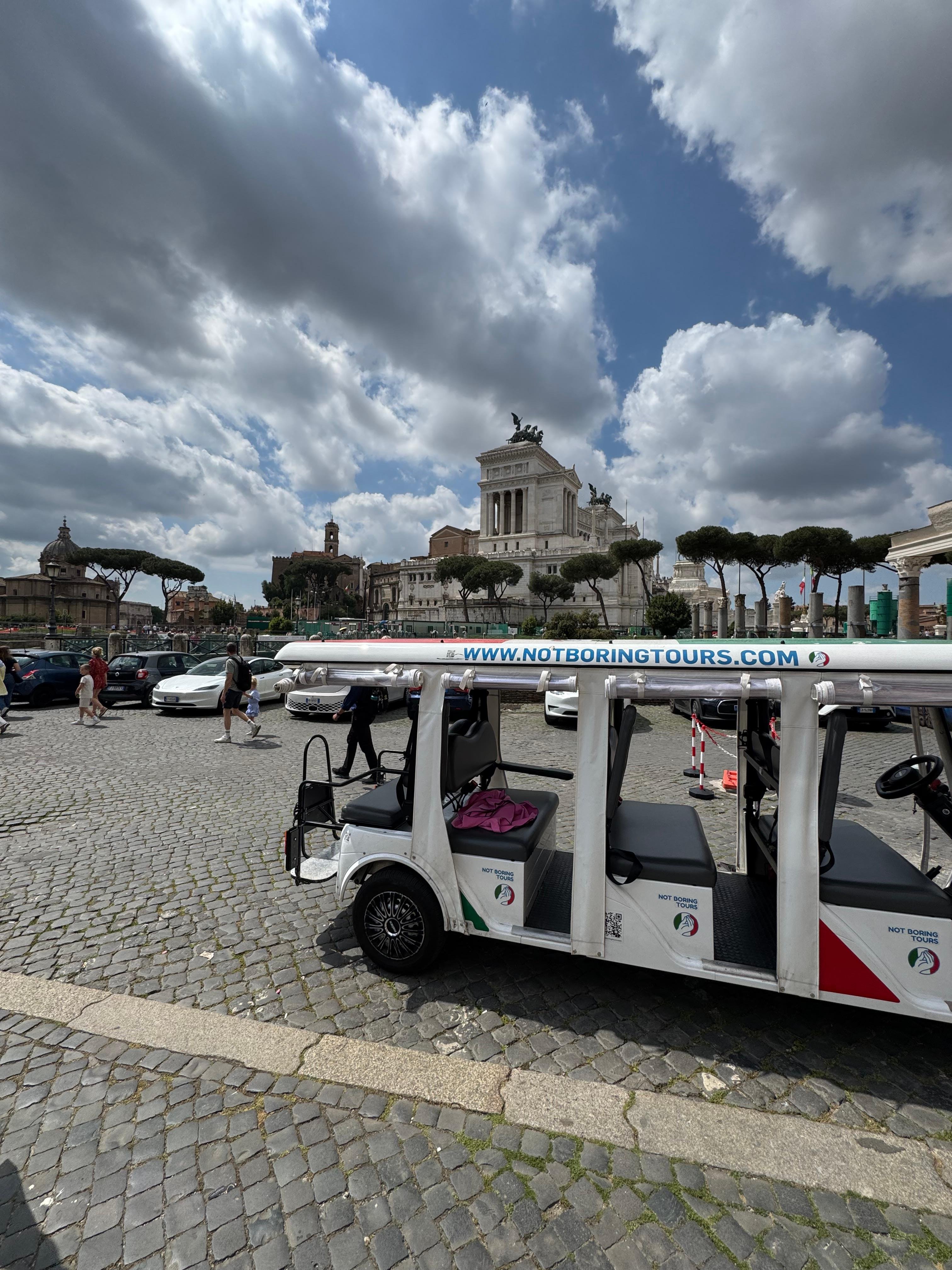 Rome: Fun Golf Cart Tour with Music and Gelato - 2026 (Verified Reviews)