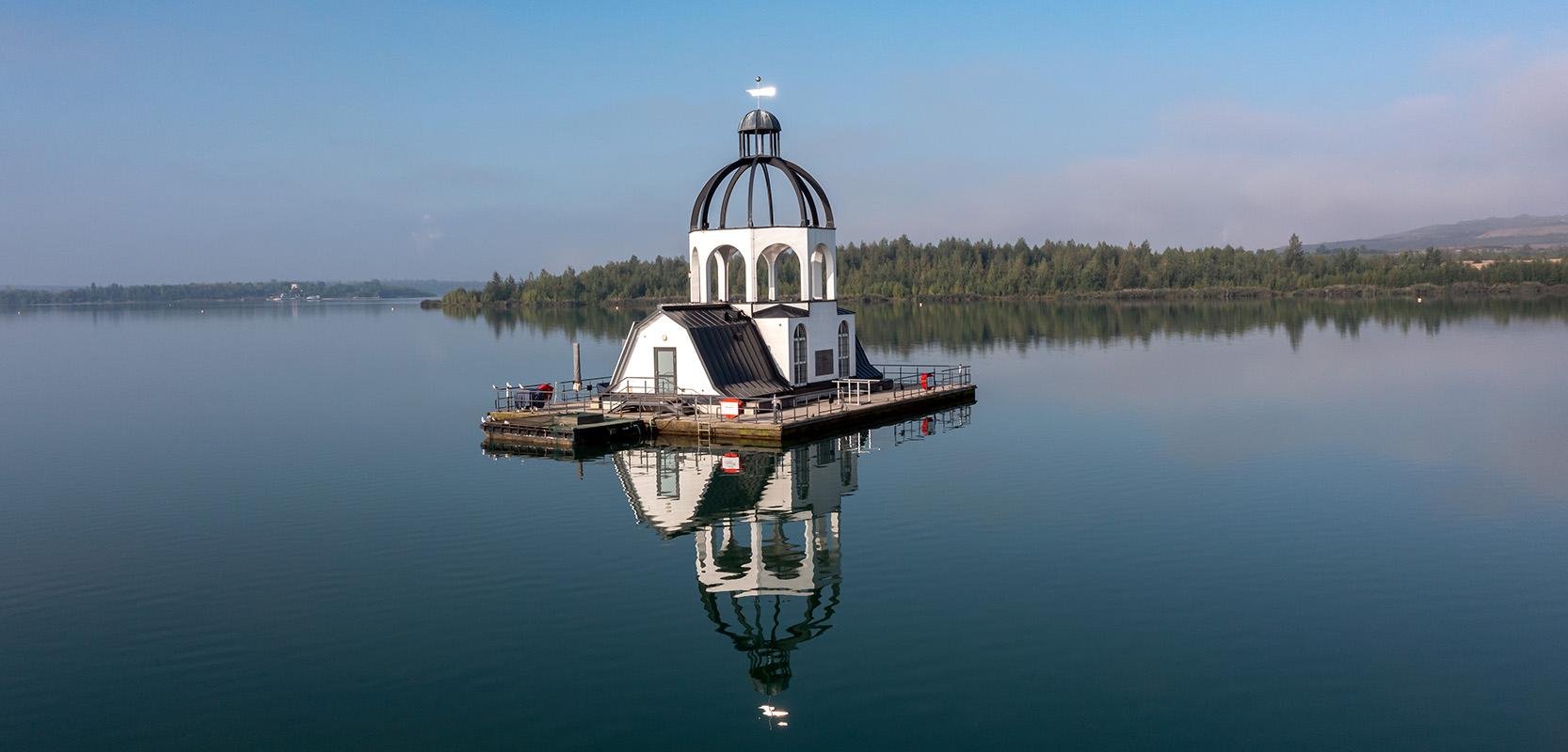 Störmthaler See VINETA Floating Church Boat Tour