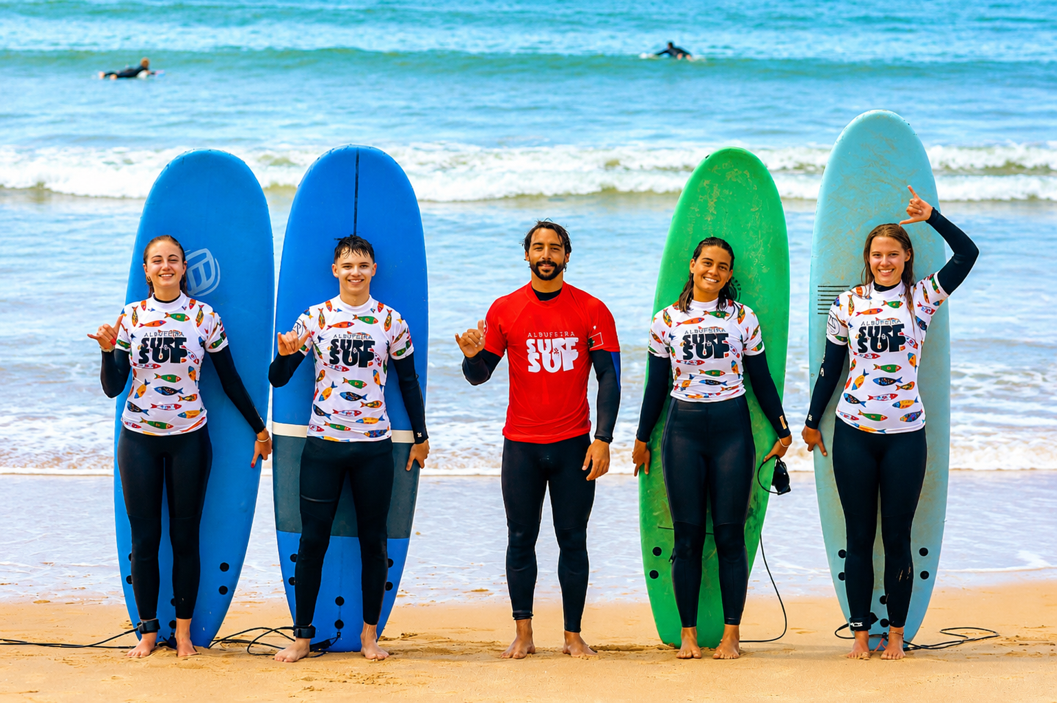 Small-Group Surf Lesson at Galé Beach