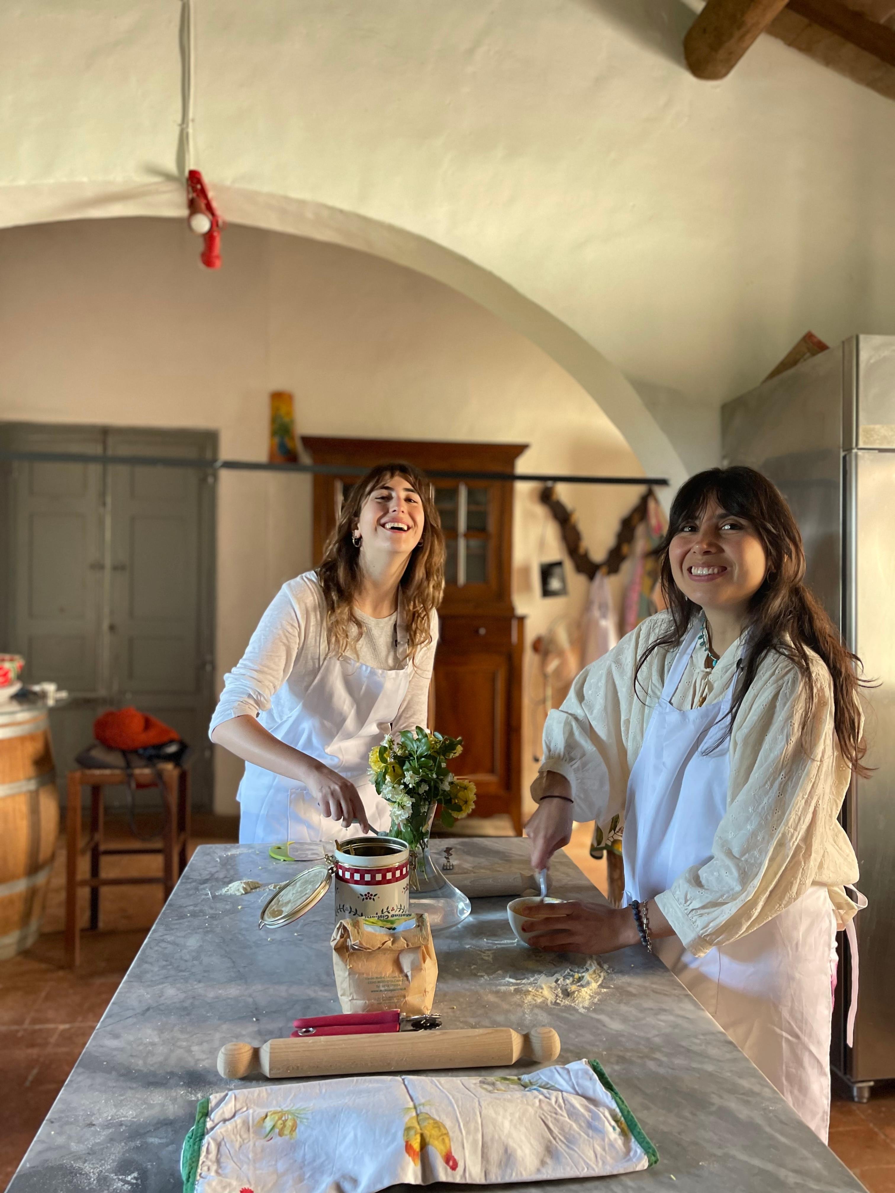 Siena Organic Pasta Making Workshop with Wine & Oil Pairing