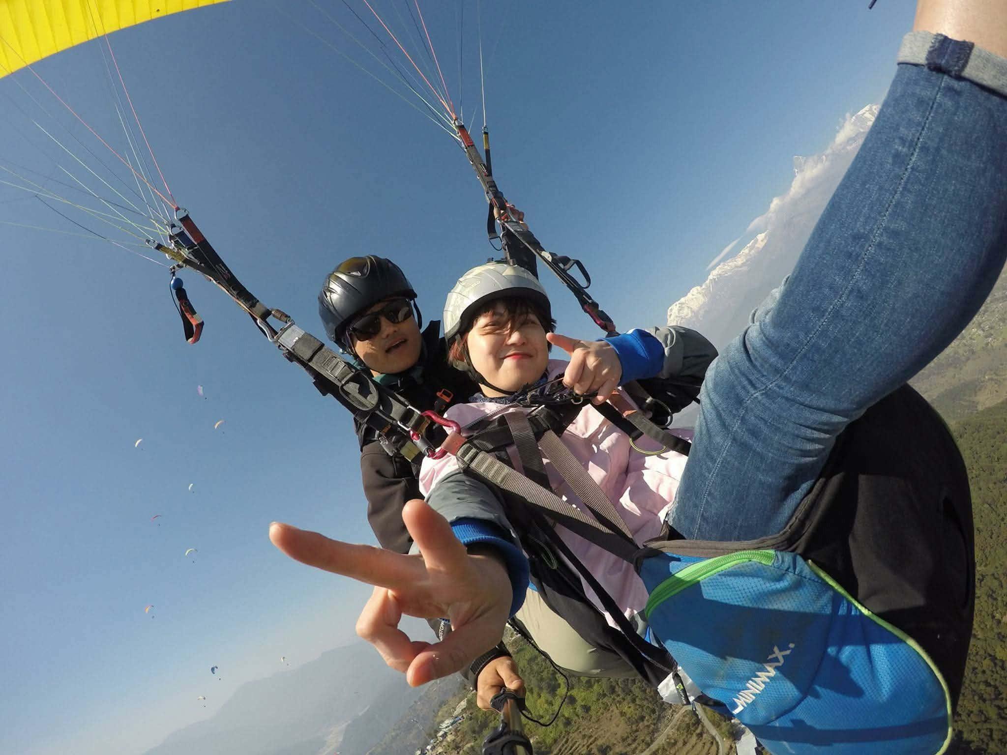 Sarangkot Tandem Paragliding with HD Memories & Hotel Transfer