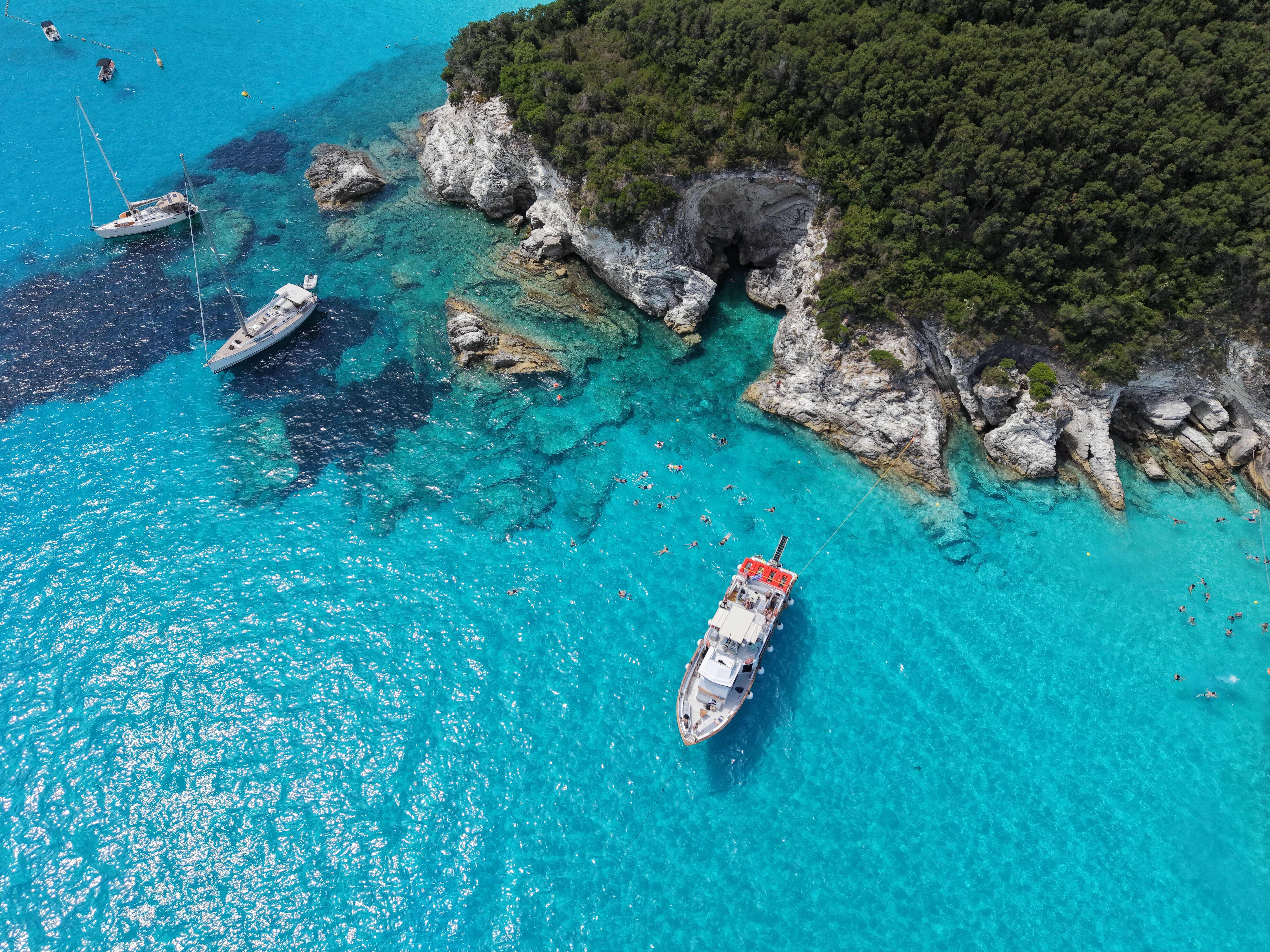 Paxos & Antipaxos Island Cruise from Petriti (Hotel Transfer Included)