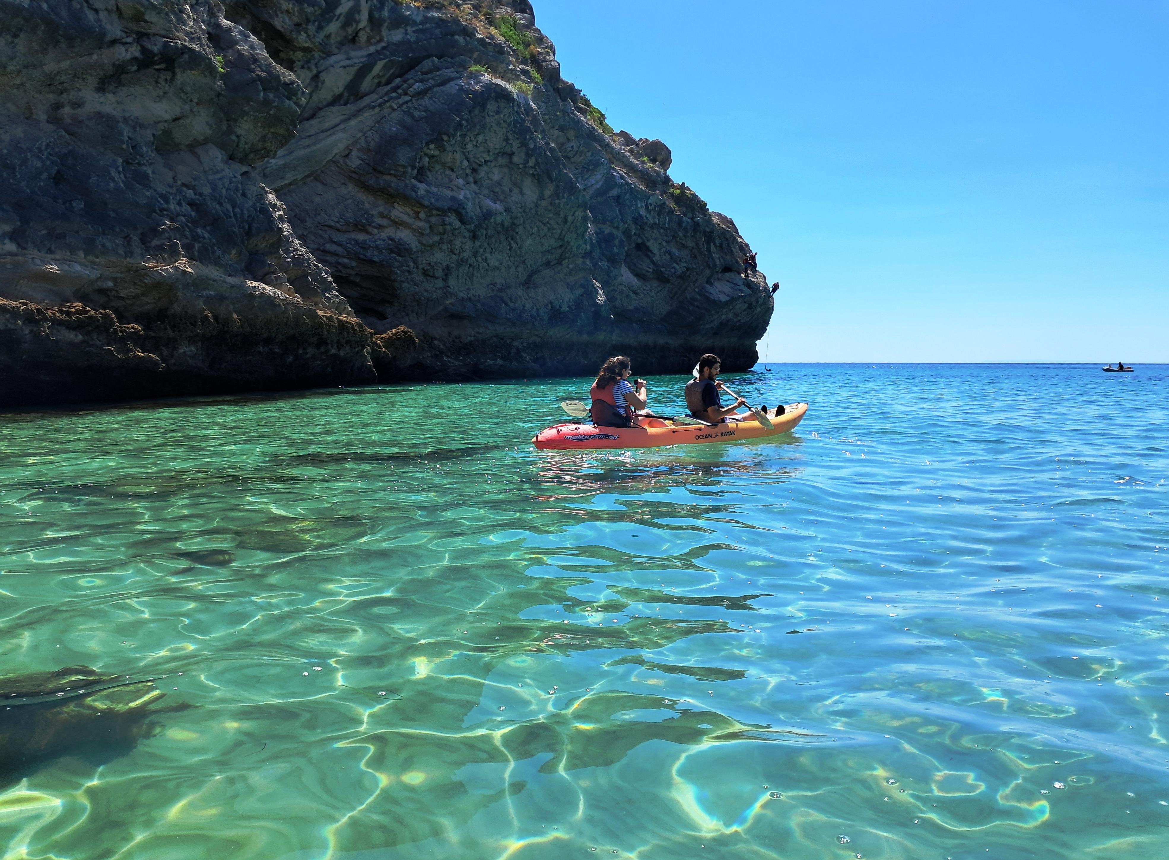 Arrábida Coastal Kayak Adventure with Cave Exploration