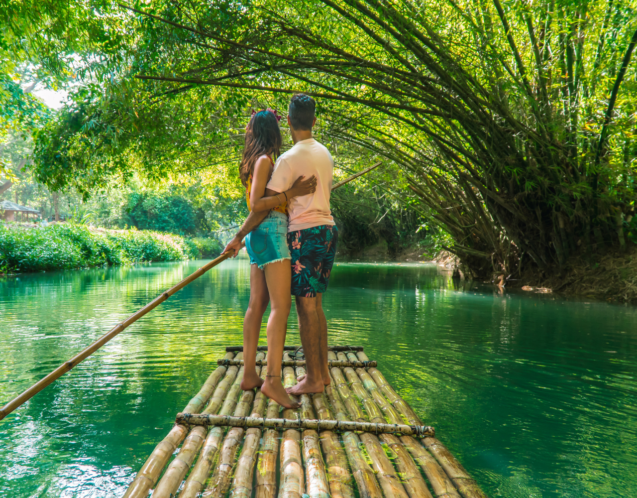 Great River Bamboo Rafting & Sunset Catamaran Sail