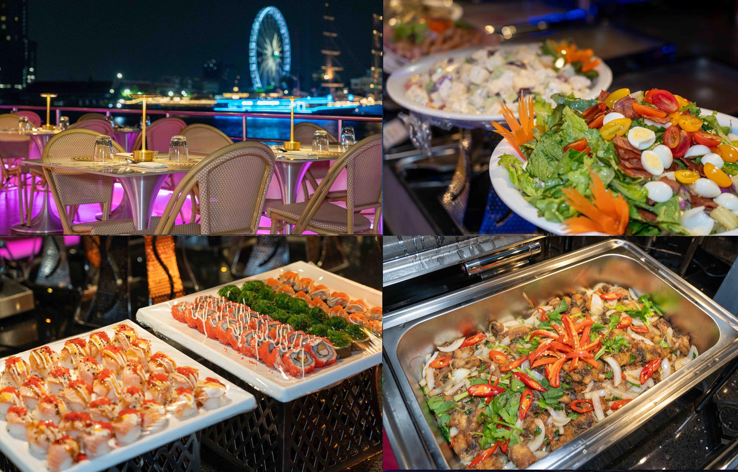 Super Galaxy Chao Phraya Night Dinner Cruise