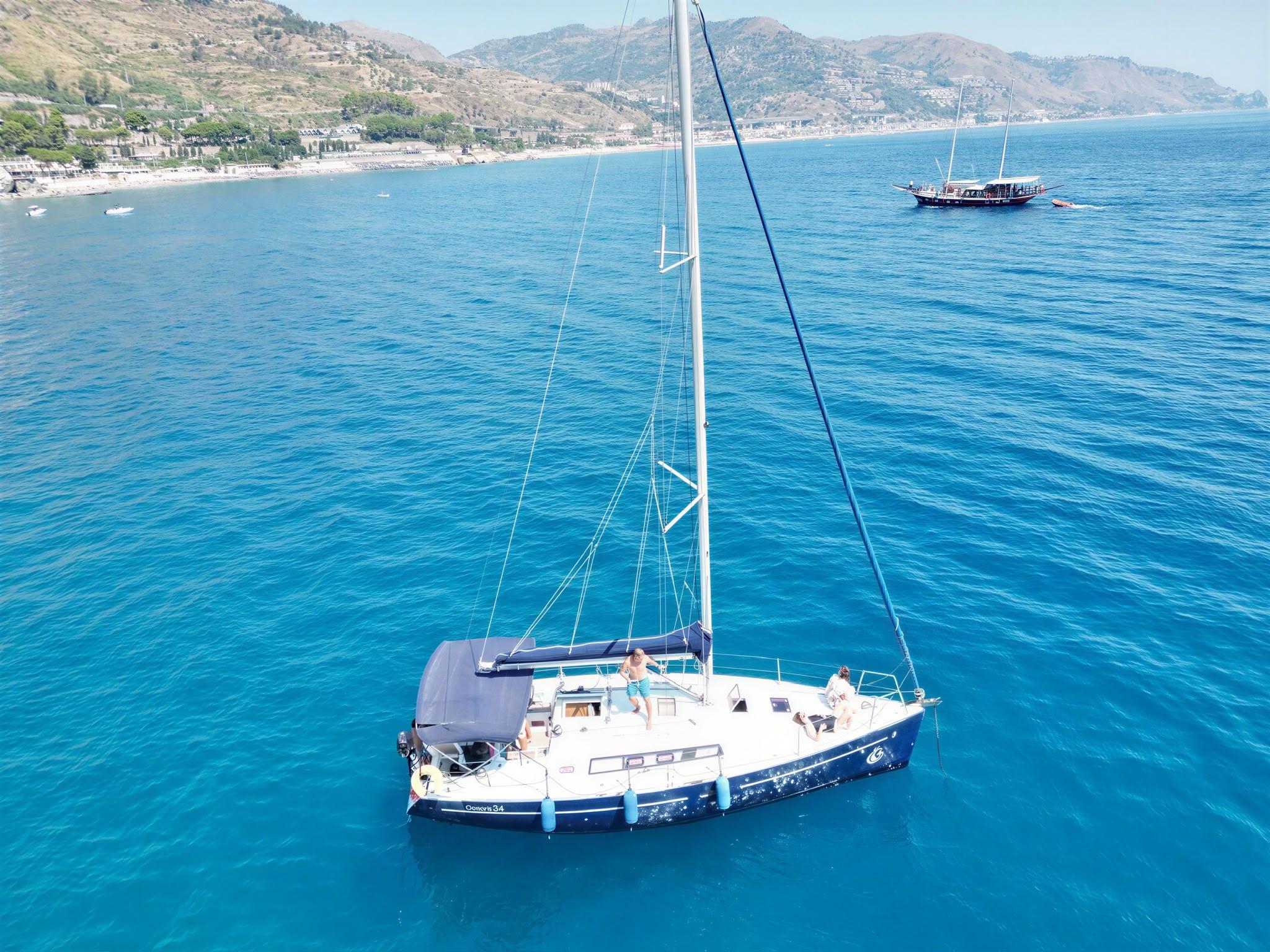 Taormina Sailing Experience with Isola Bella & Aperitif