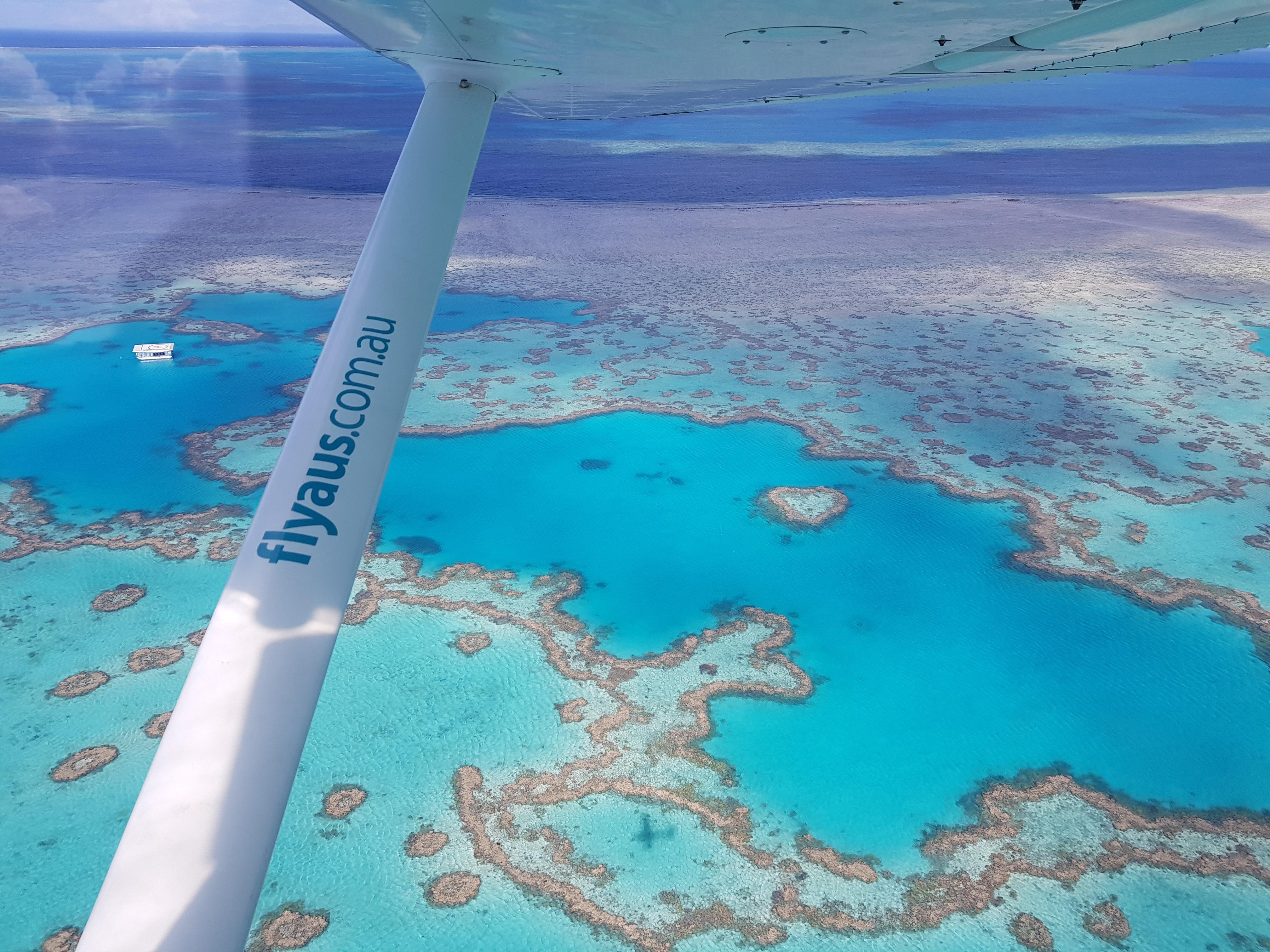 Whitsunday Islands & Heart Reef Scenic Flight from Airlie Beach