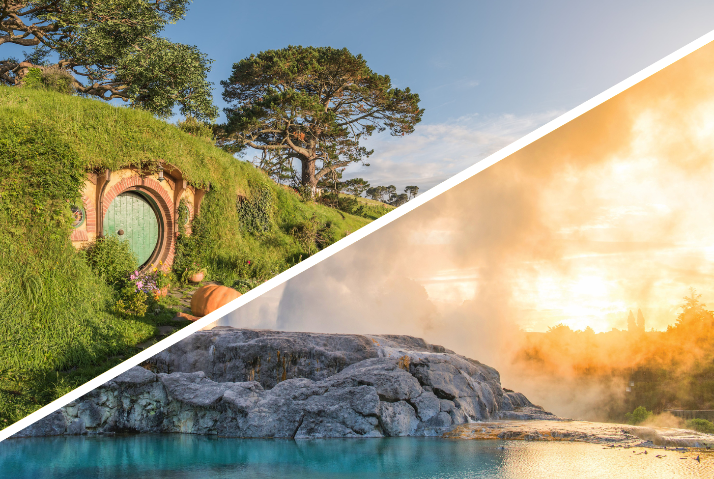 Hobbiton & Rotorua Geothermal Day Trip from Auckland