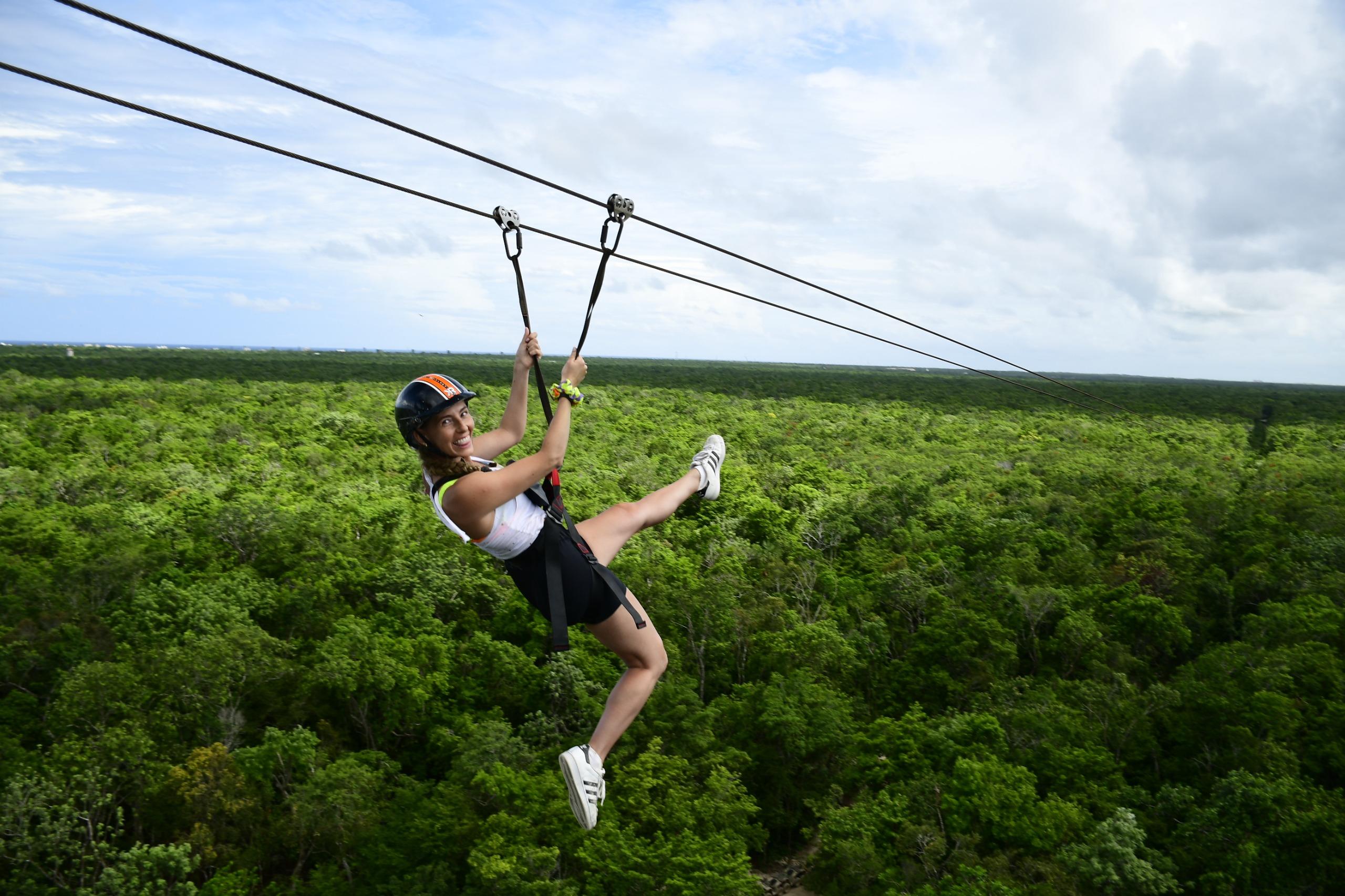 Tulum Jungle Adventure: Ziplines, ATV, Rappel & Cenote Combo