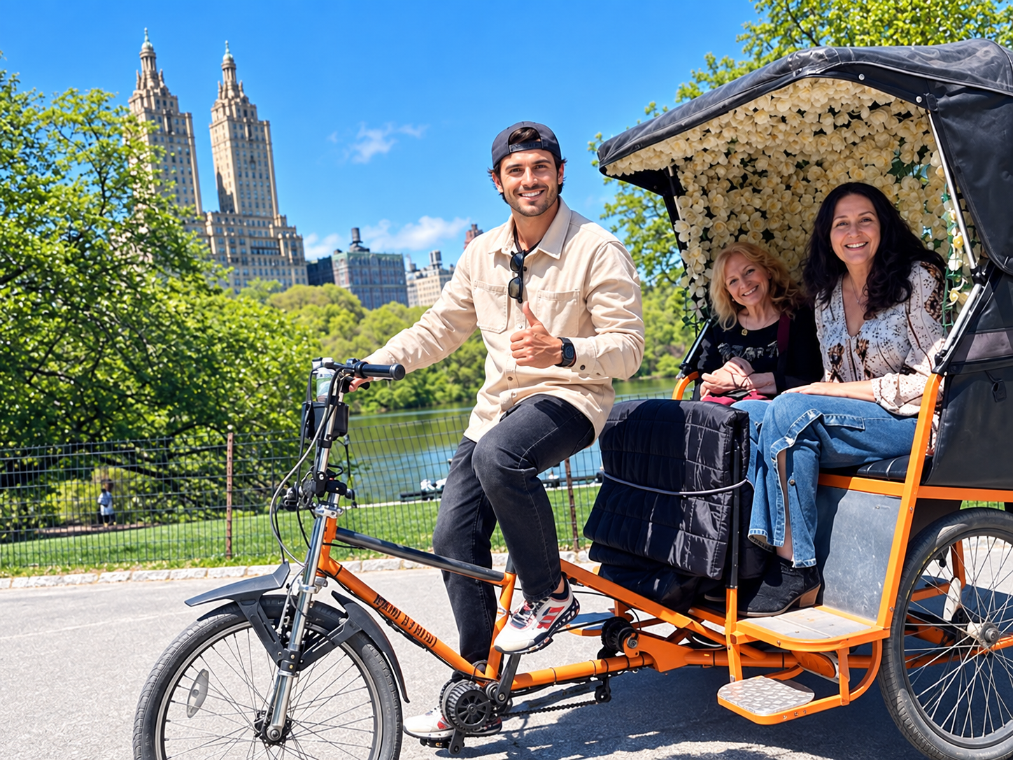 Private Central Park Pedicab Tour with Stories & Photo Stops