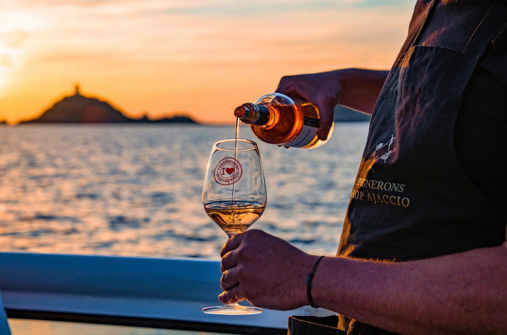 Sanguinaires Islands Sunset Cruise with Wine & Music