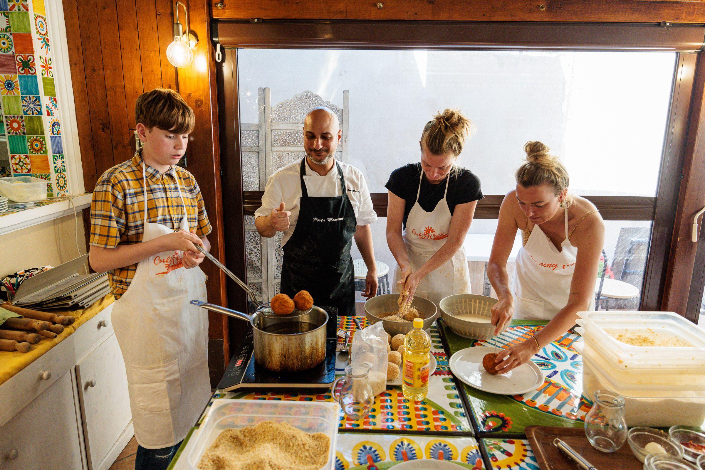 Hands-on Sicilian Arancino Workshop in Taormina