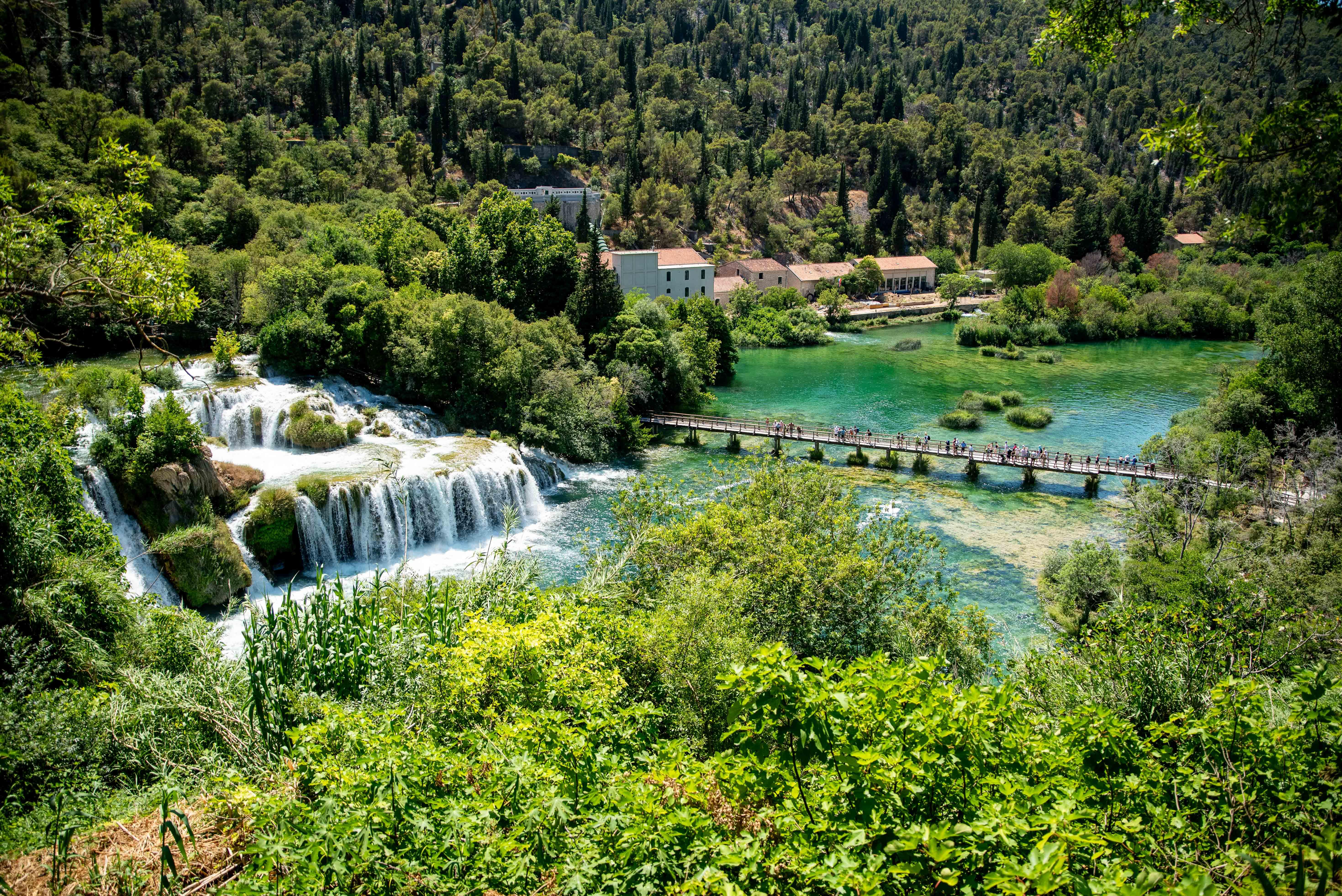 Split to Krka National Park: Waterfalls, Boat Cruise & Swimming