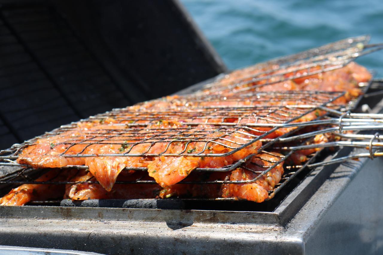 Agadir Coastal Boat Adventure: Fishing, BBQ & Swimming