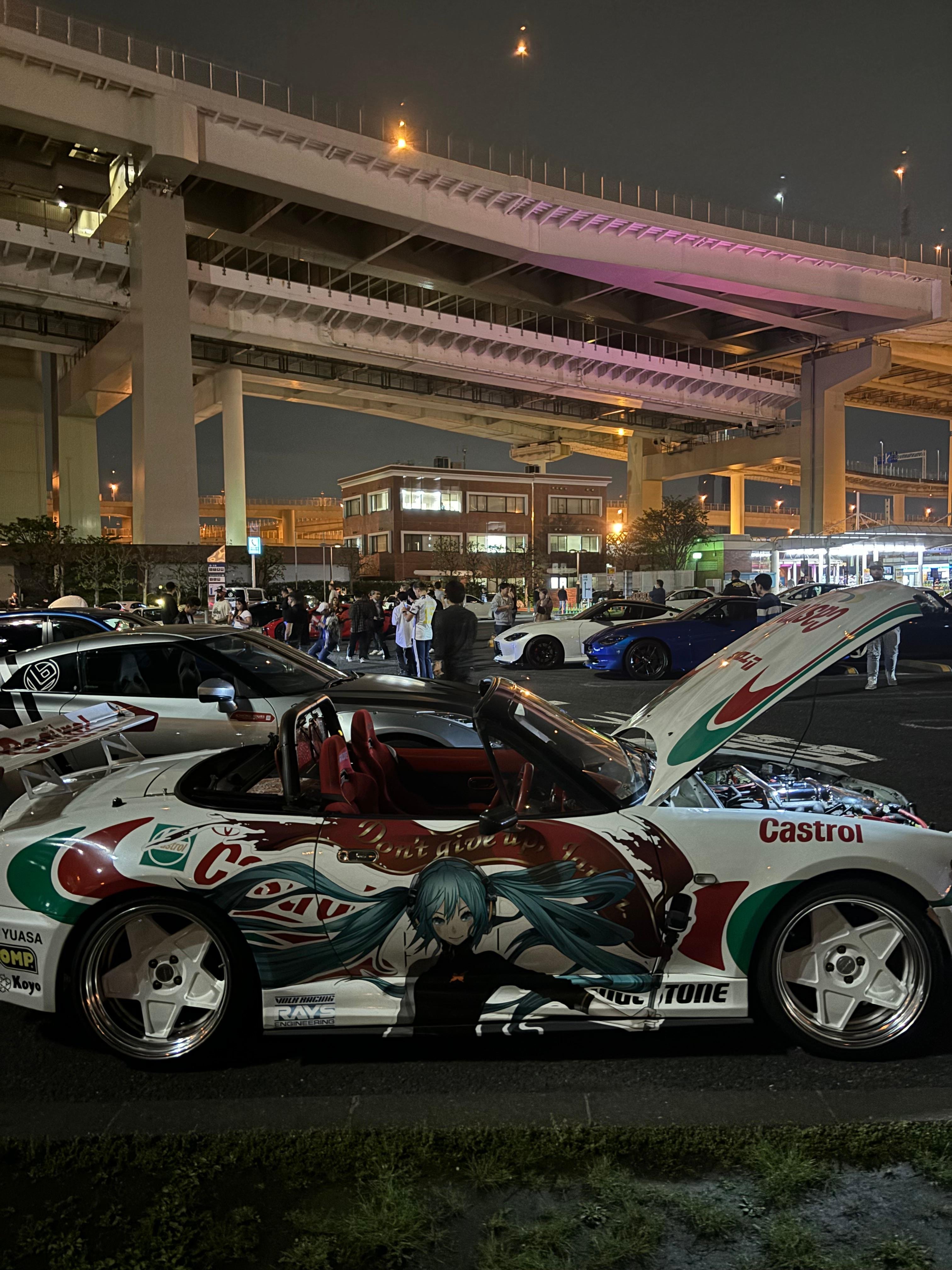 Daikoku Meet in a Subaru WRX