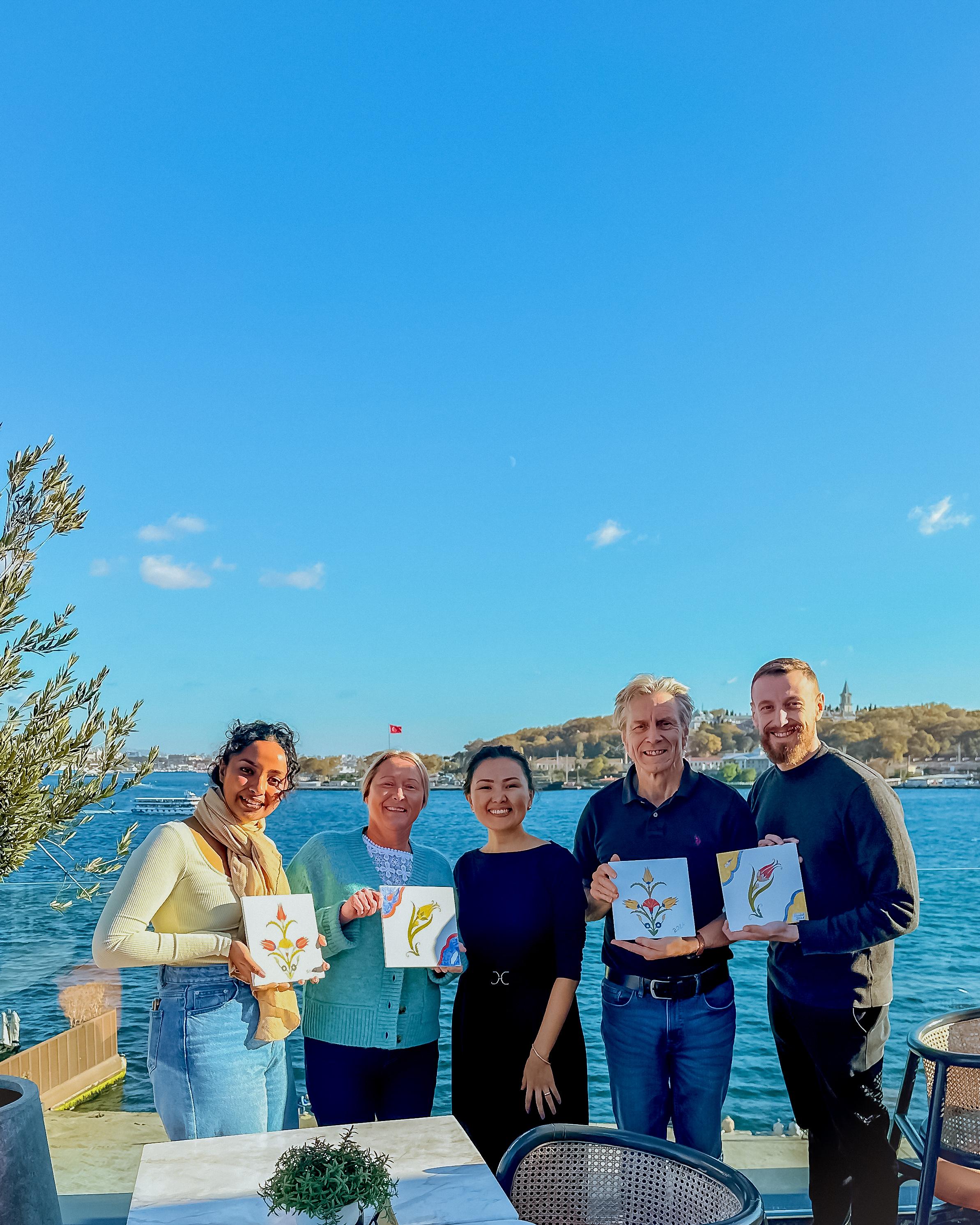 Iznik Tile Painting Workshop with Golden Horn Views