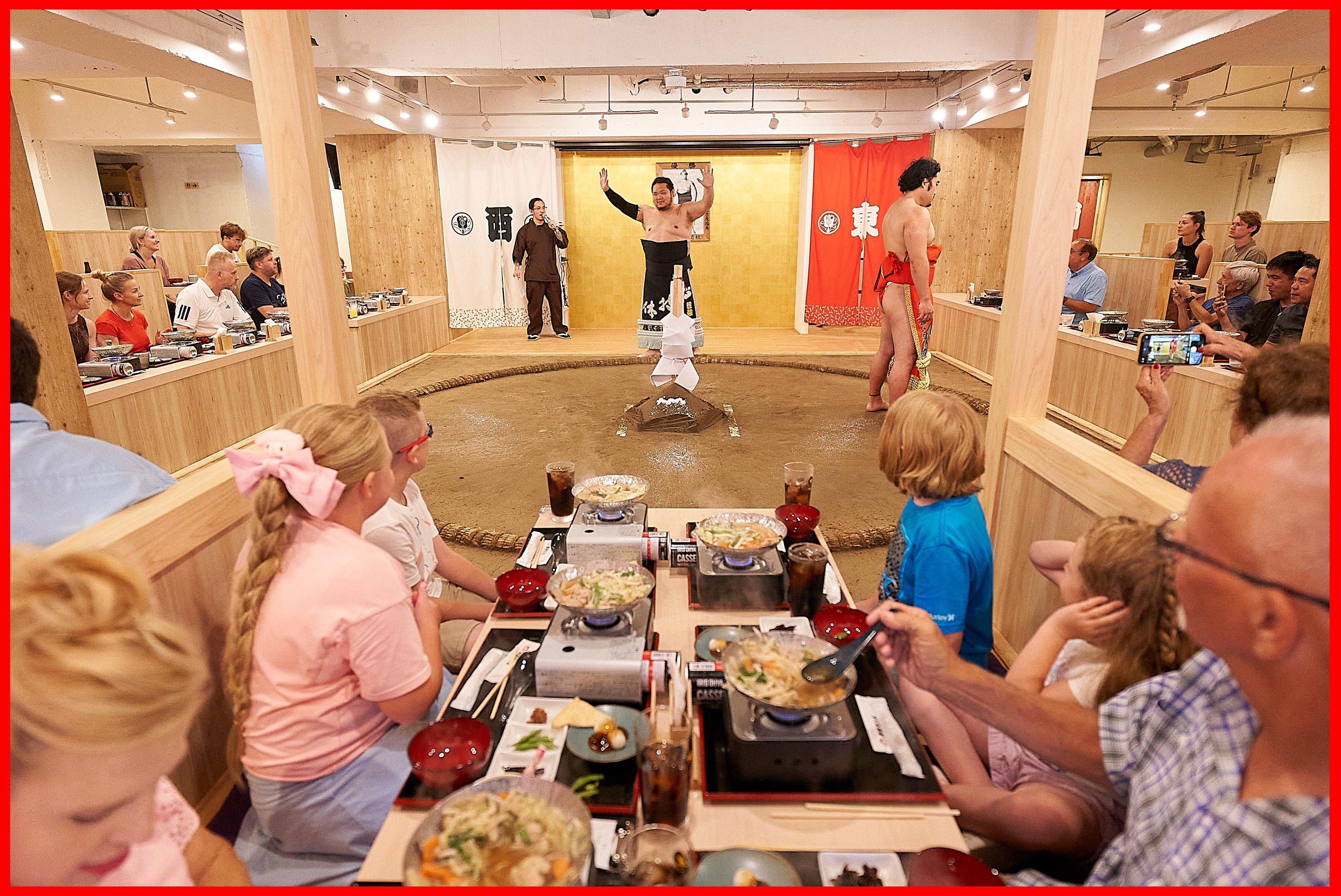 Sumo Wrestling Experience with Chanko Hot Pot & Mochi Making