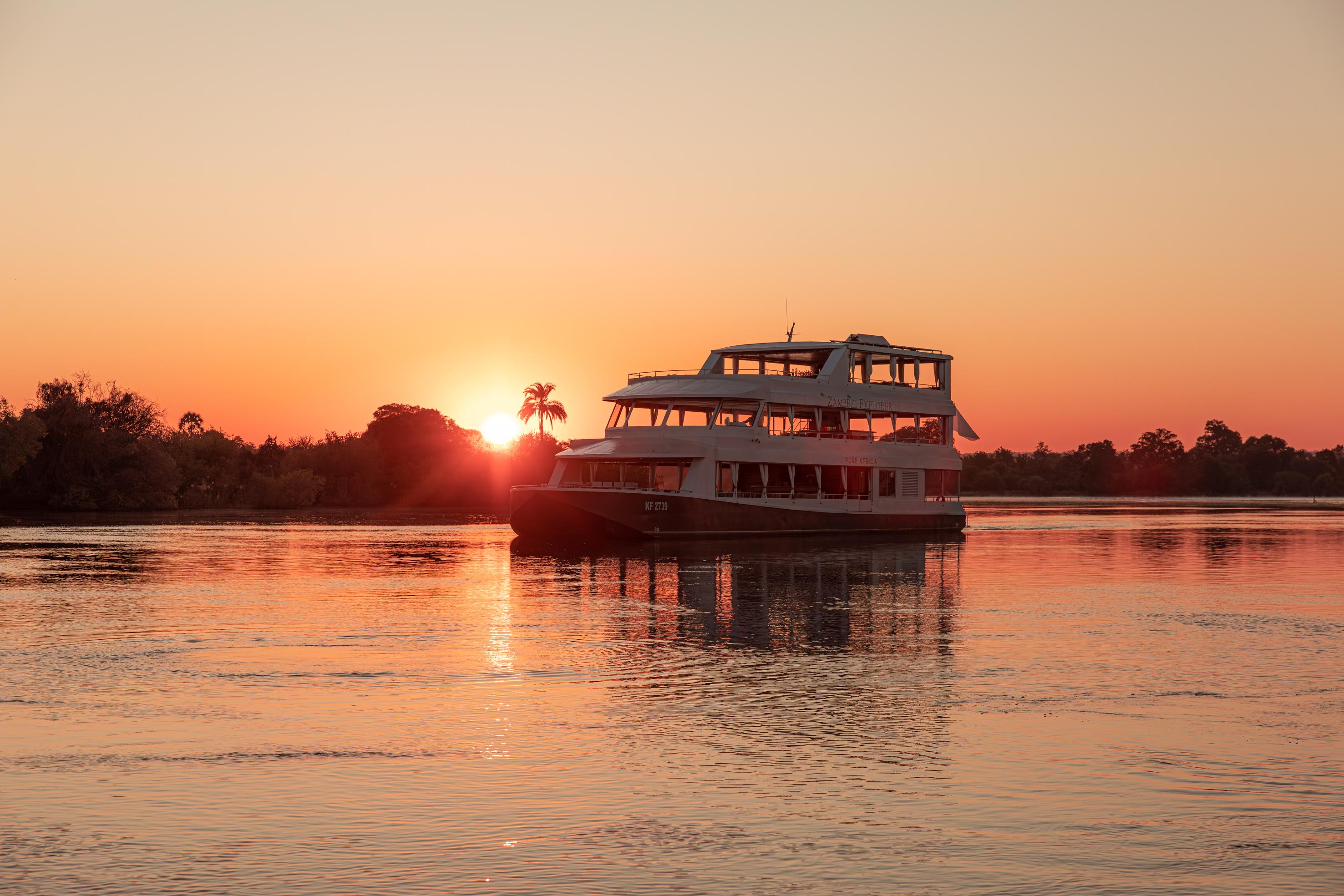 Luxury Zambezi River Sunset Cruise