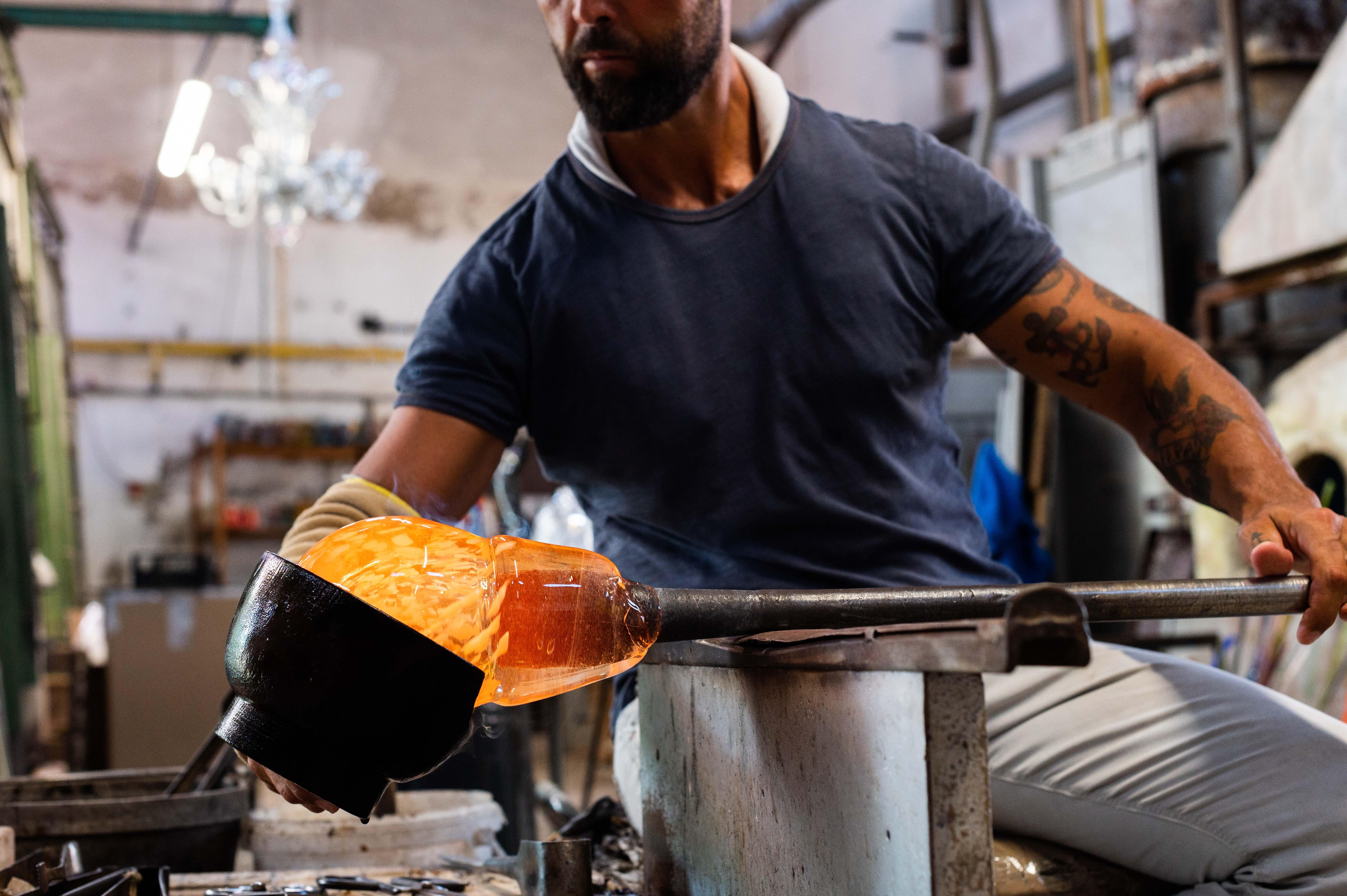 Murano Glass-Blowing Experience and Jewelry Workshop