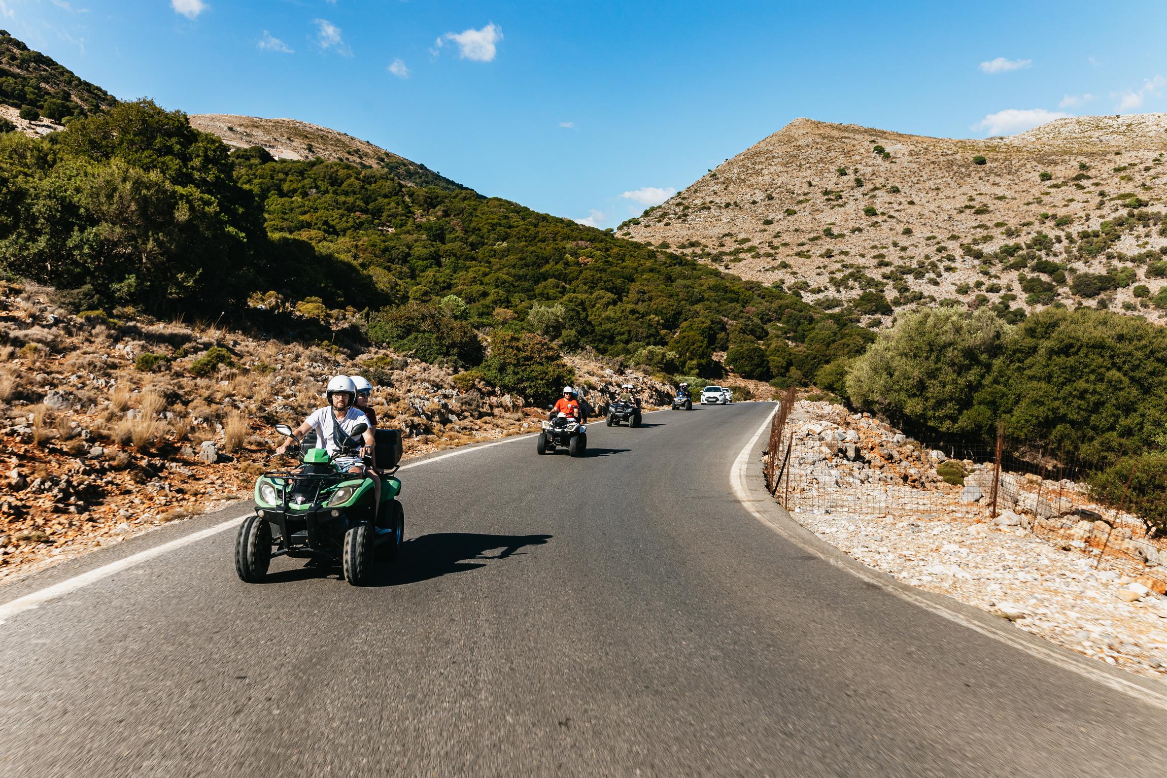Crete Quad Bike Village Tour with Hotel Transfers