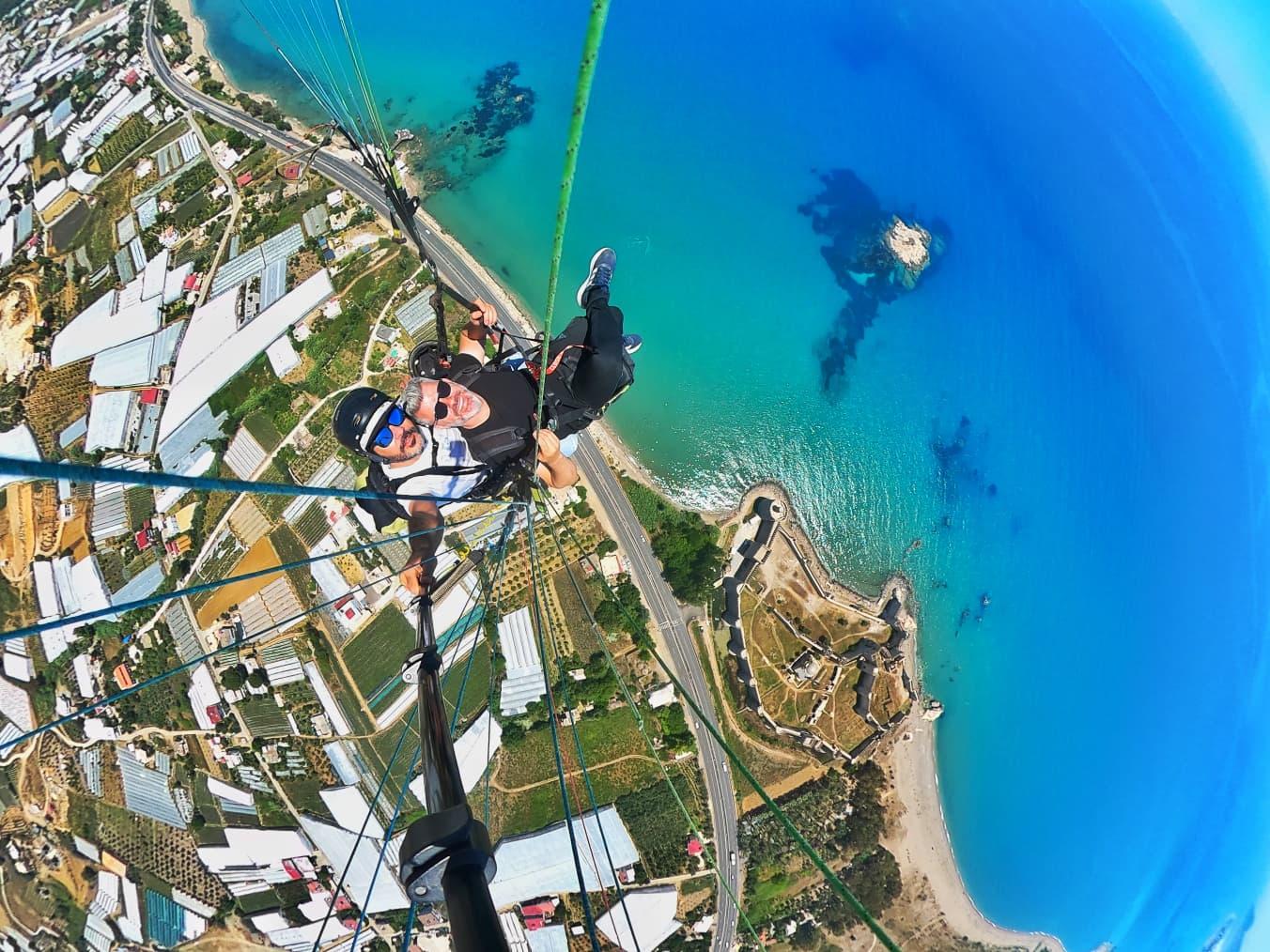 Alanya Tandem Paragliding from Side with Transfer