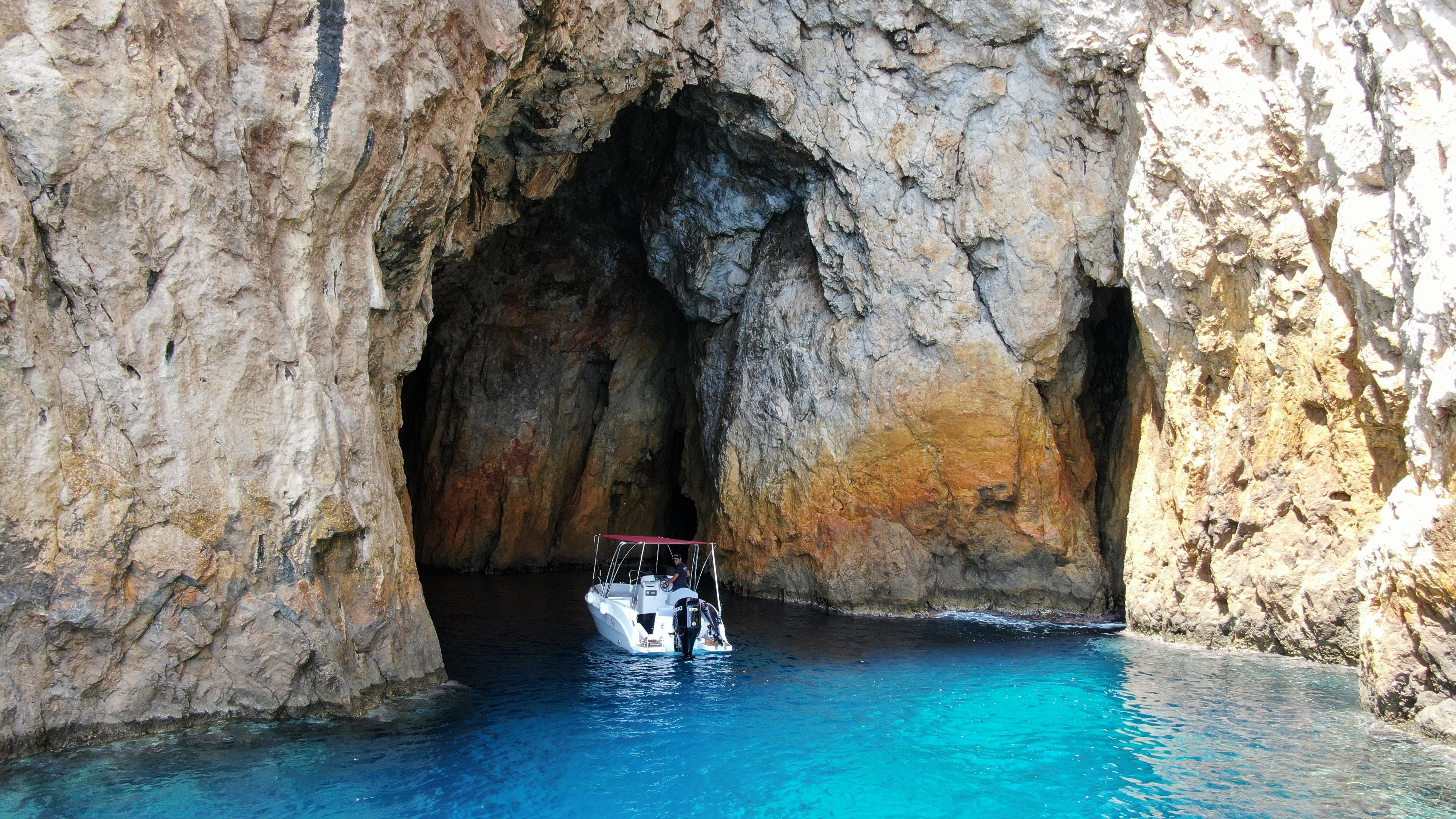 Paleokastritsa Blue Caves & Hidden Beaches Speedboat Tour