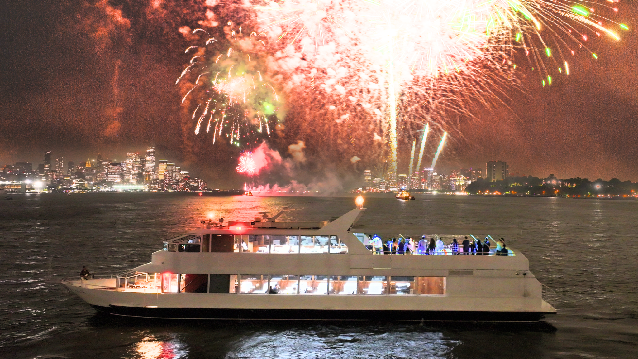 New Year's Eve Harbor Cruise with Gourmet Dinner & Fireworks