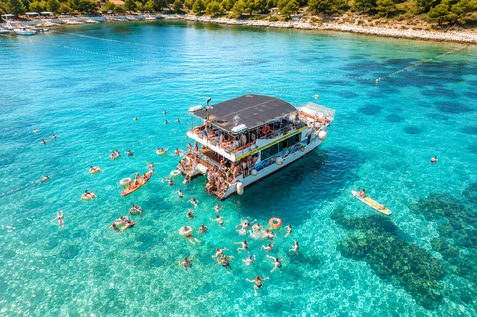 Split to Hvar, Brač & Pakleni Islands Full-Day Catamaran Cruise
