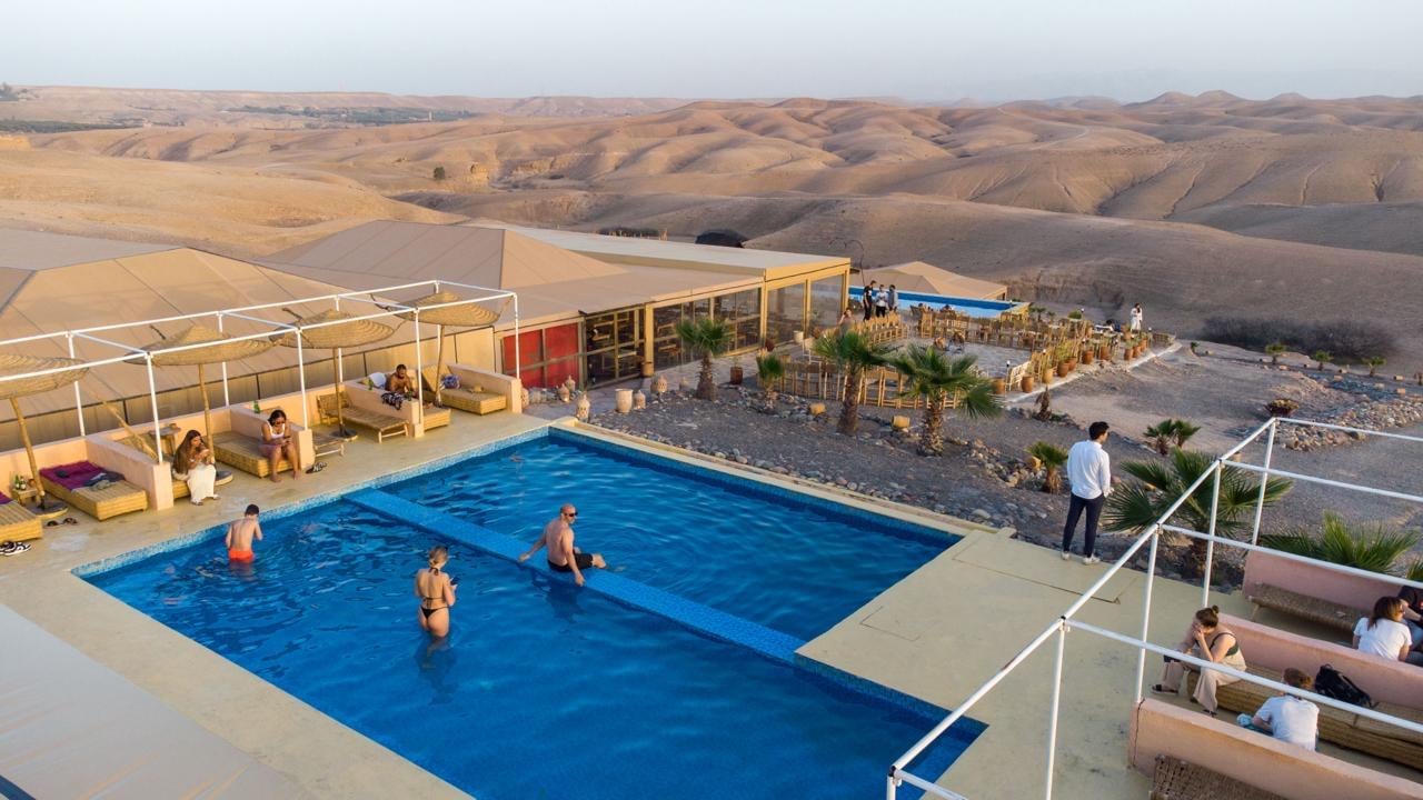 Agafay Desert Adventure: Quad Bikes, Camels & Pool Day from Marrakech