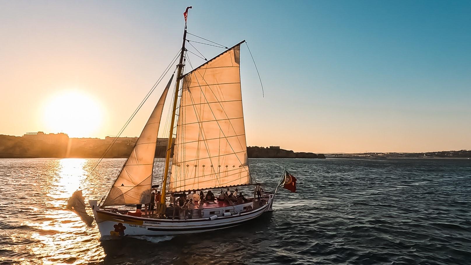 Lagos Sunset Sail with Prosecco on a Traditional Boat
