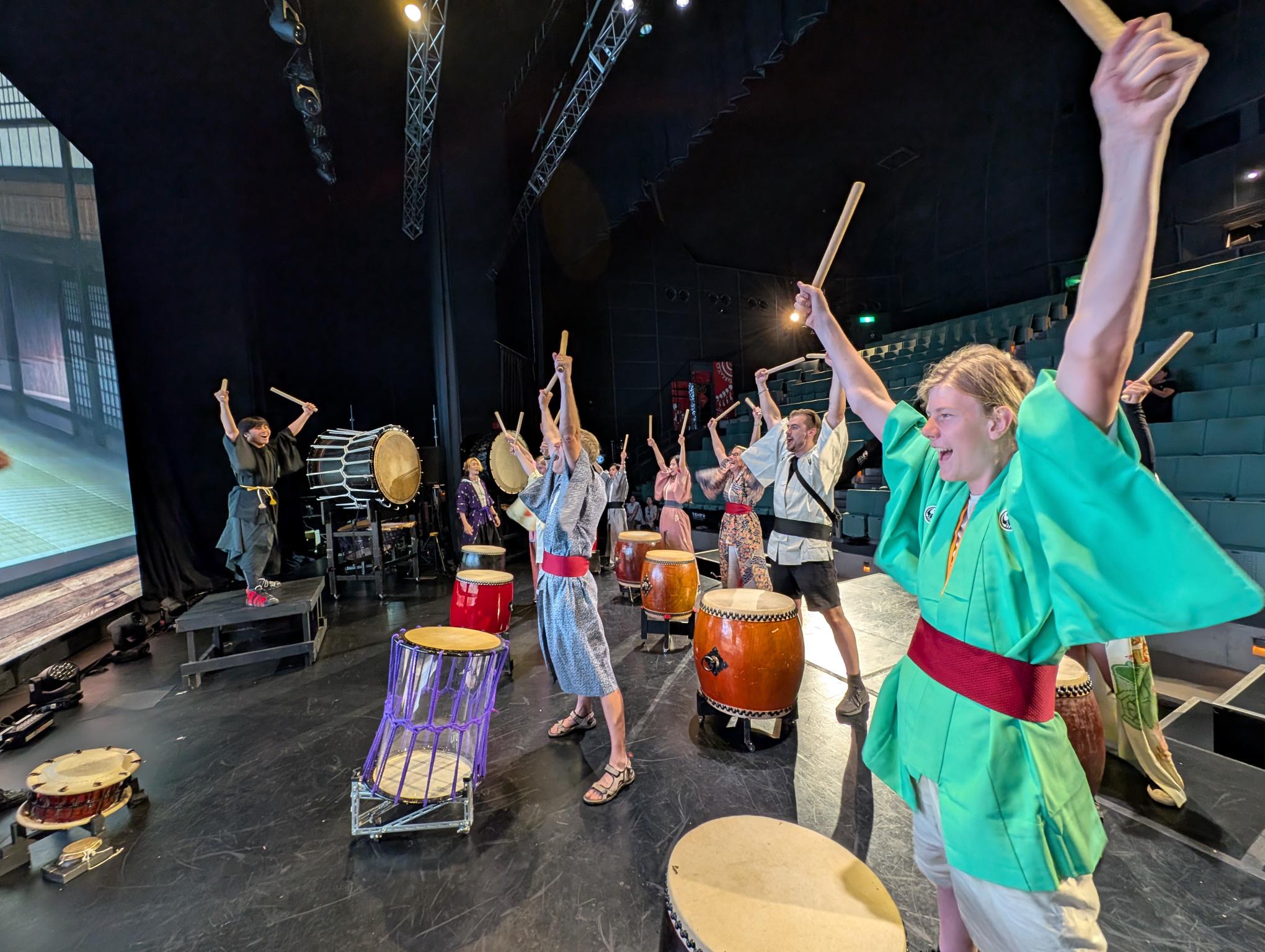 Interactive Taiko Drumming Workshop with Performance Video