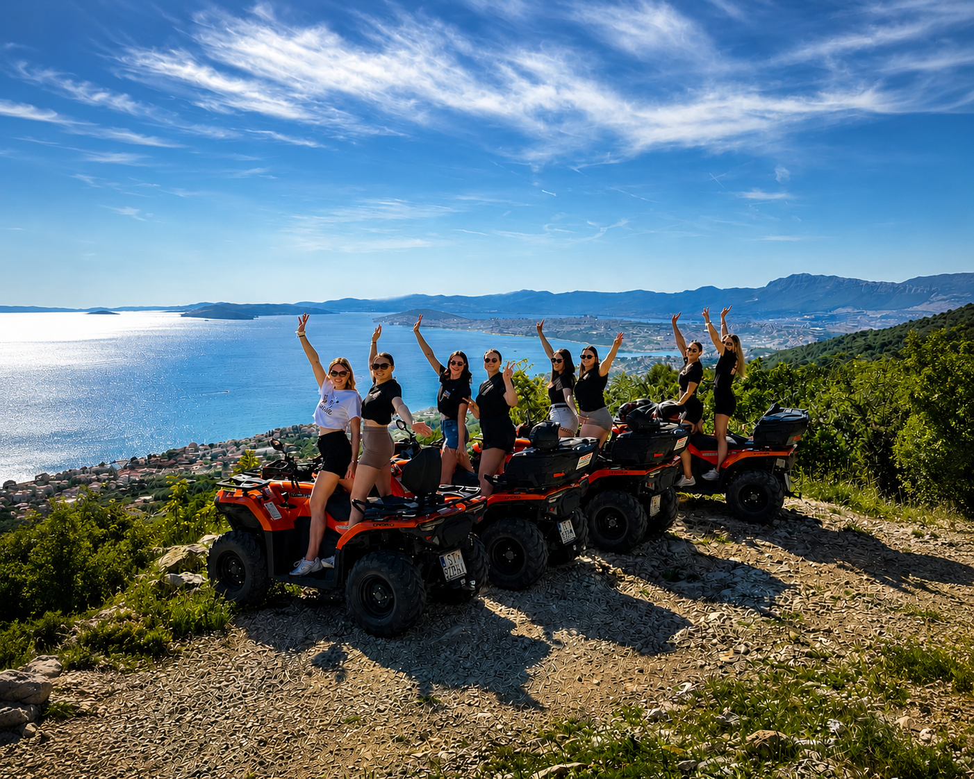 ATV Quad Adventure Through Podstrana Mountain Village
