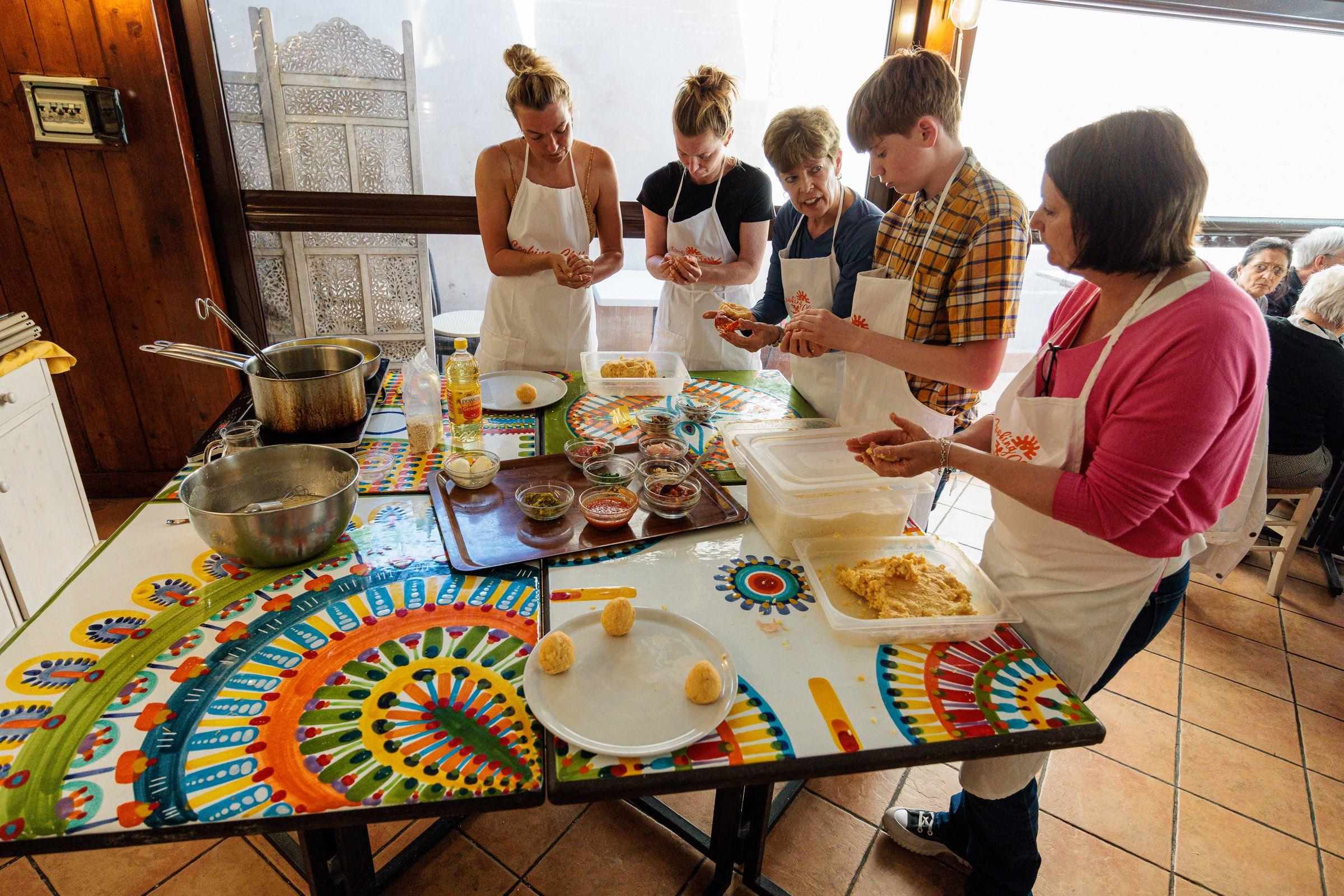 Hands-on Sicilian Arancino Workshop in Taormina
