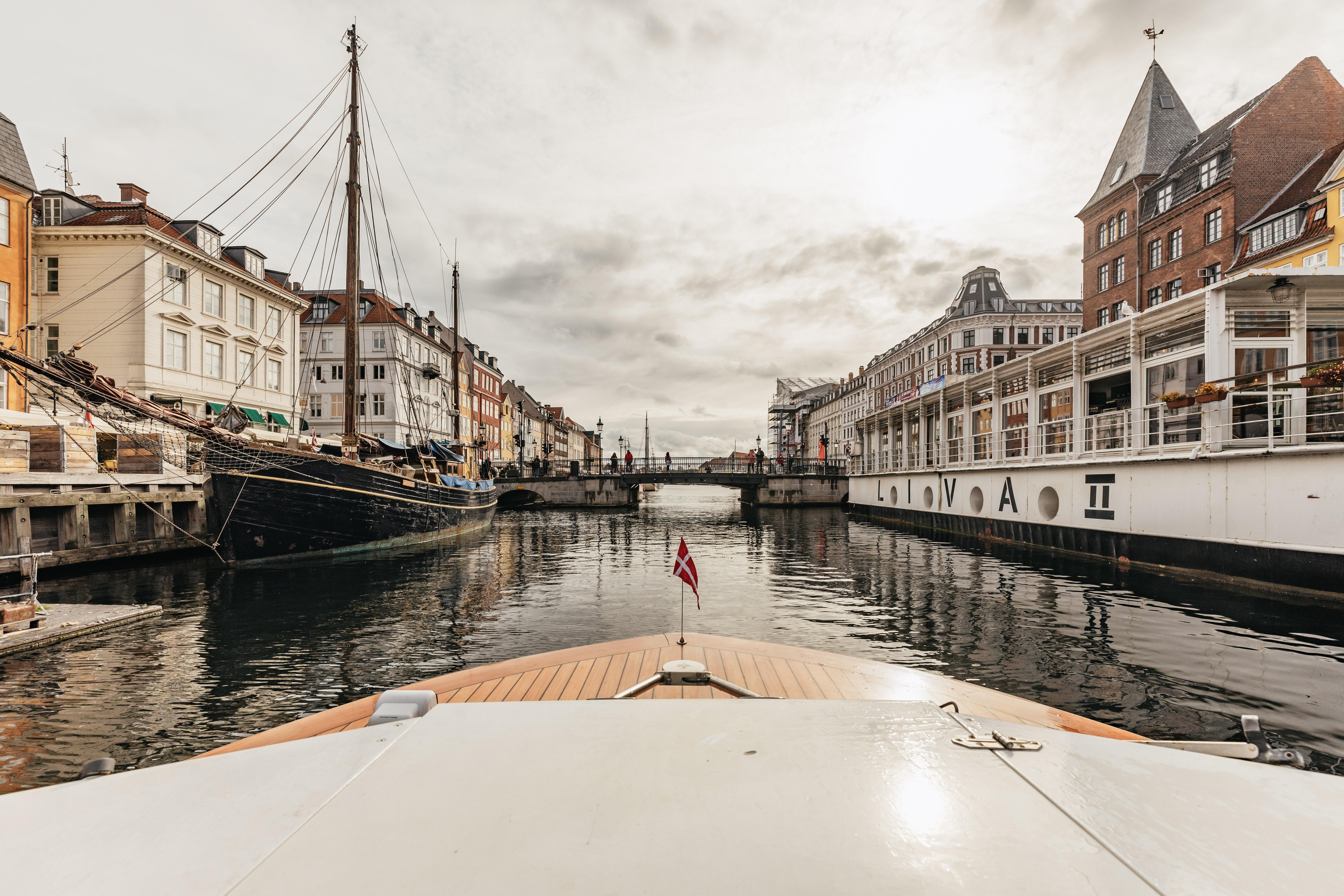 Copenhagen canal boat tour Nyhavn harbour cruise view from the water — image 5